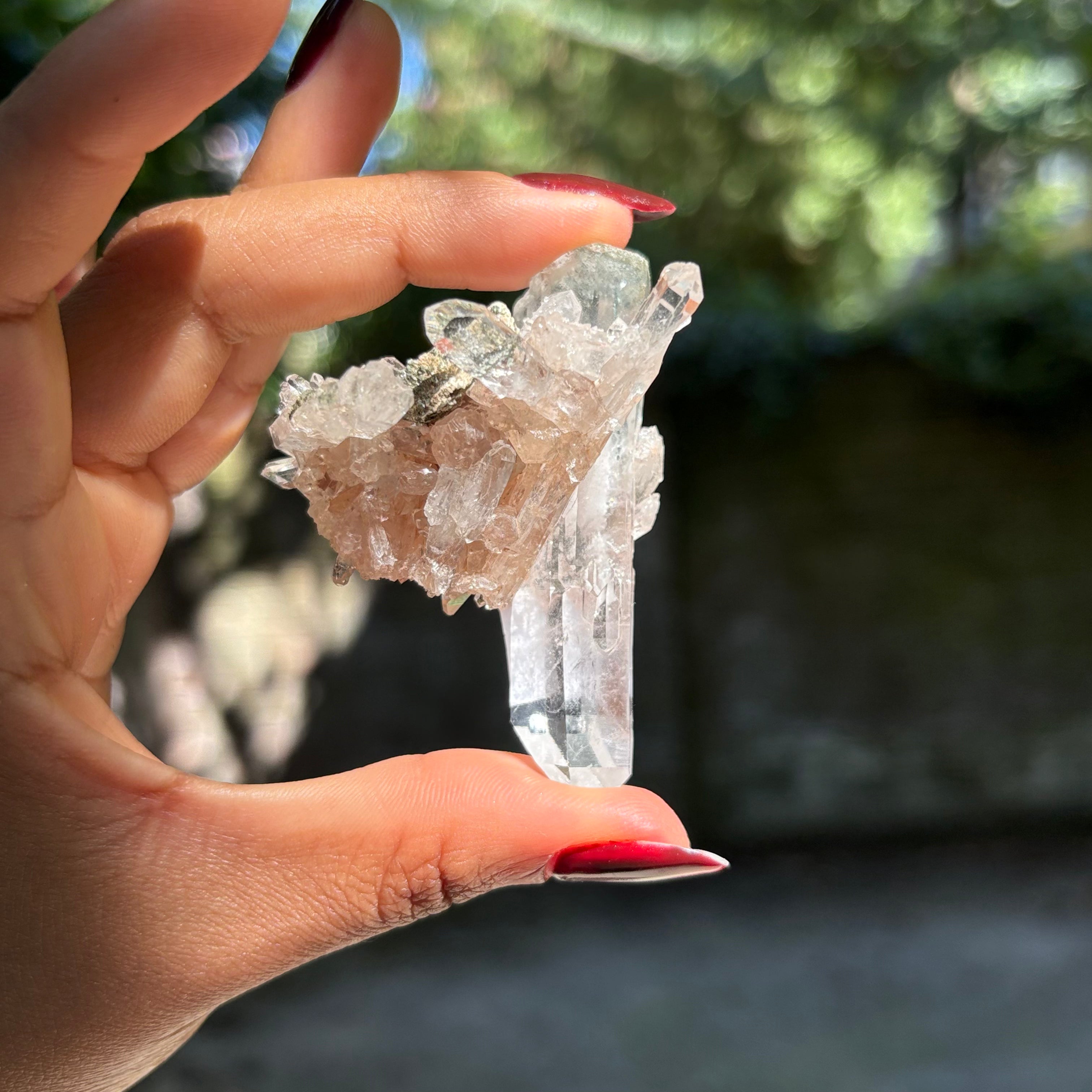 Pink Lithium Druzy - Crystal