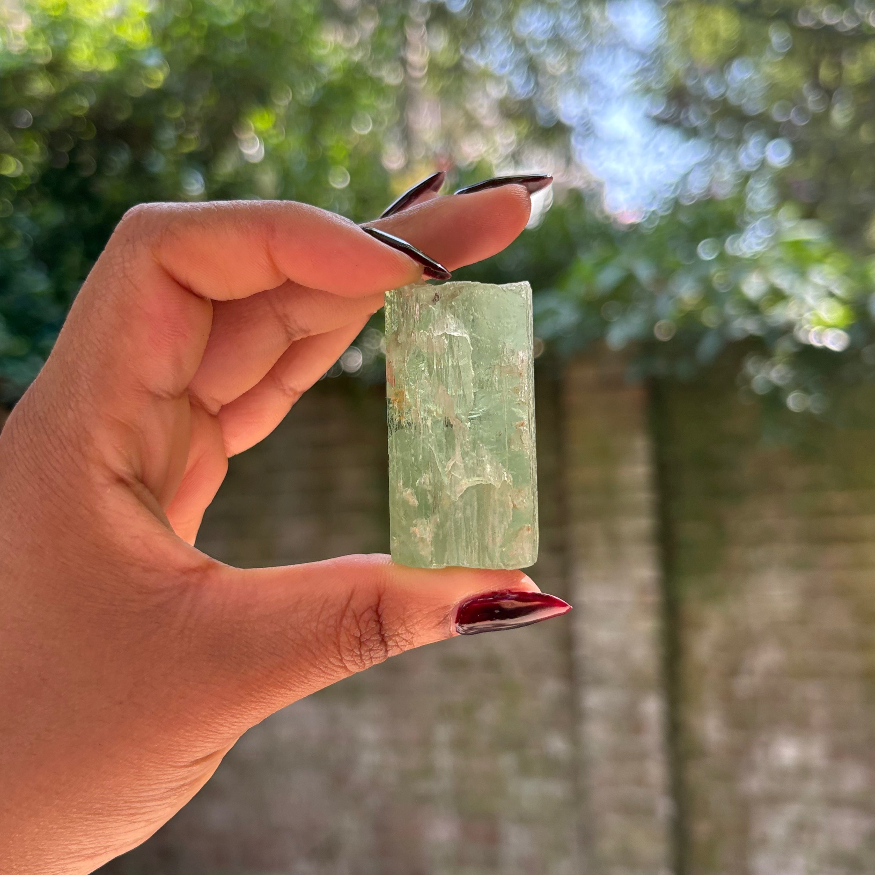 Green Beryl Hexagon
