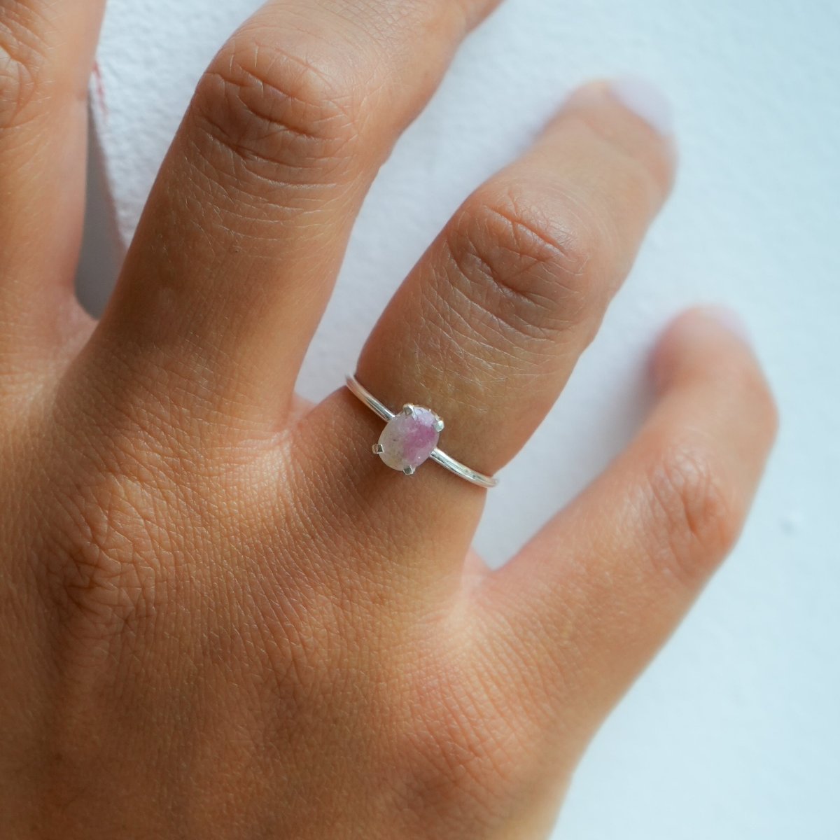 Pink Tourmaline - Oval Classic - Sterling Silver