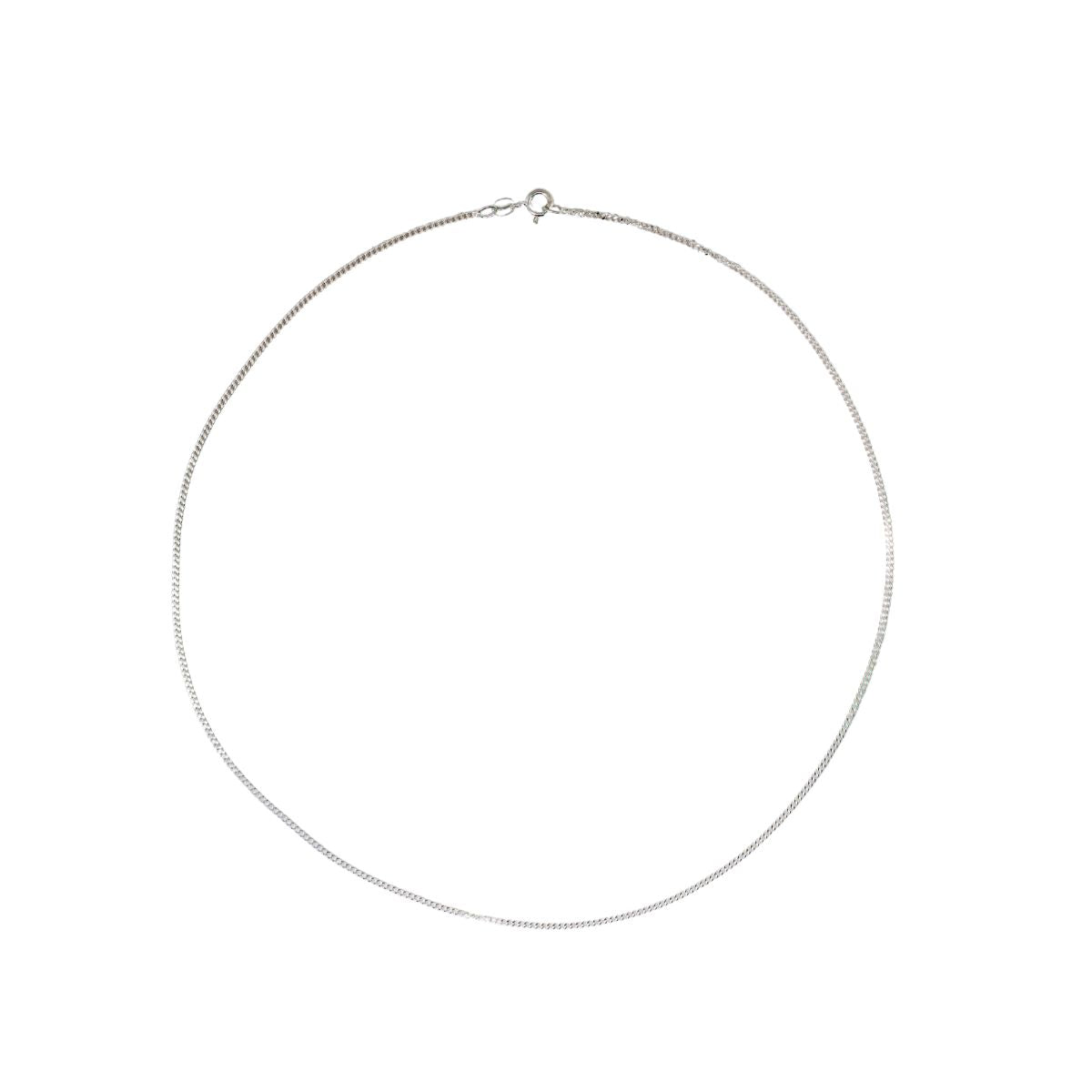 Curb Chain - Necklace - Sterling Silver