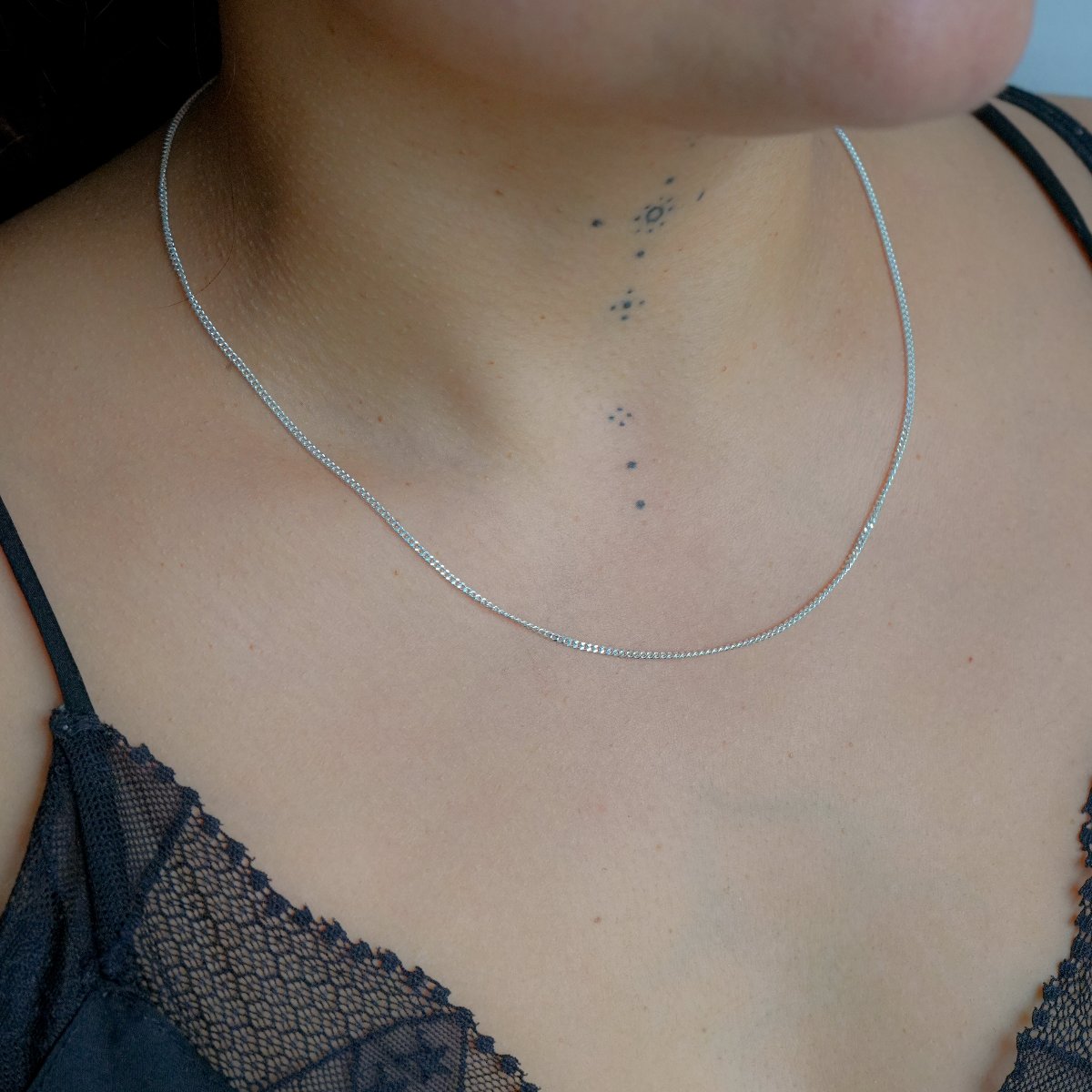 Curb Chain - Necklace - Sterling Silver