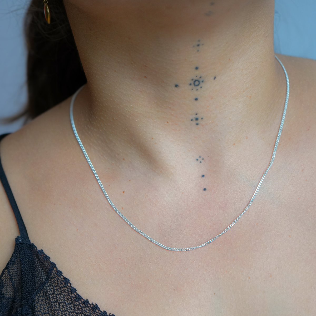 Curb Chain - Necklace - Sterling Silver