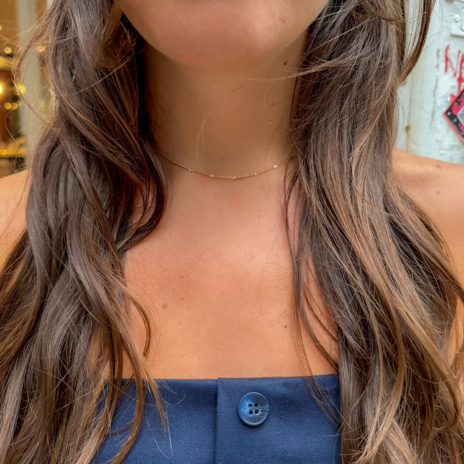 Shimmer Chain - Necklace - Gold Plated