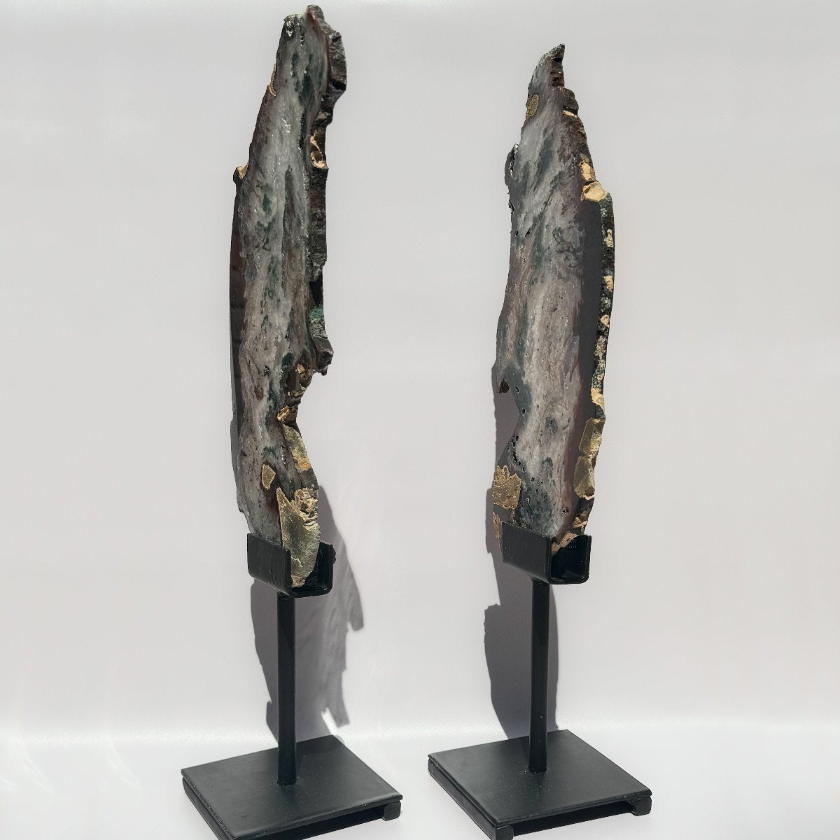 Moss Agate Butterfly Wings - Crystals