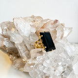 To Be Fearless - Rectangular Ring - Gold Plated