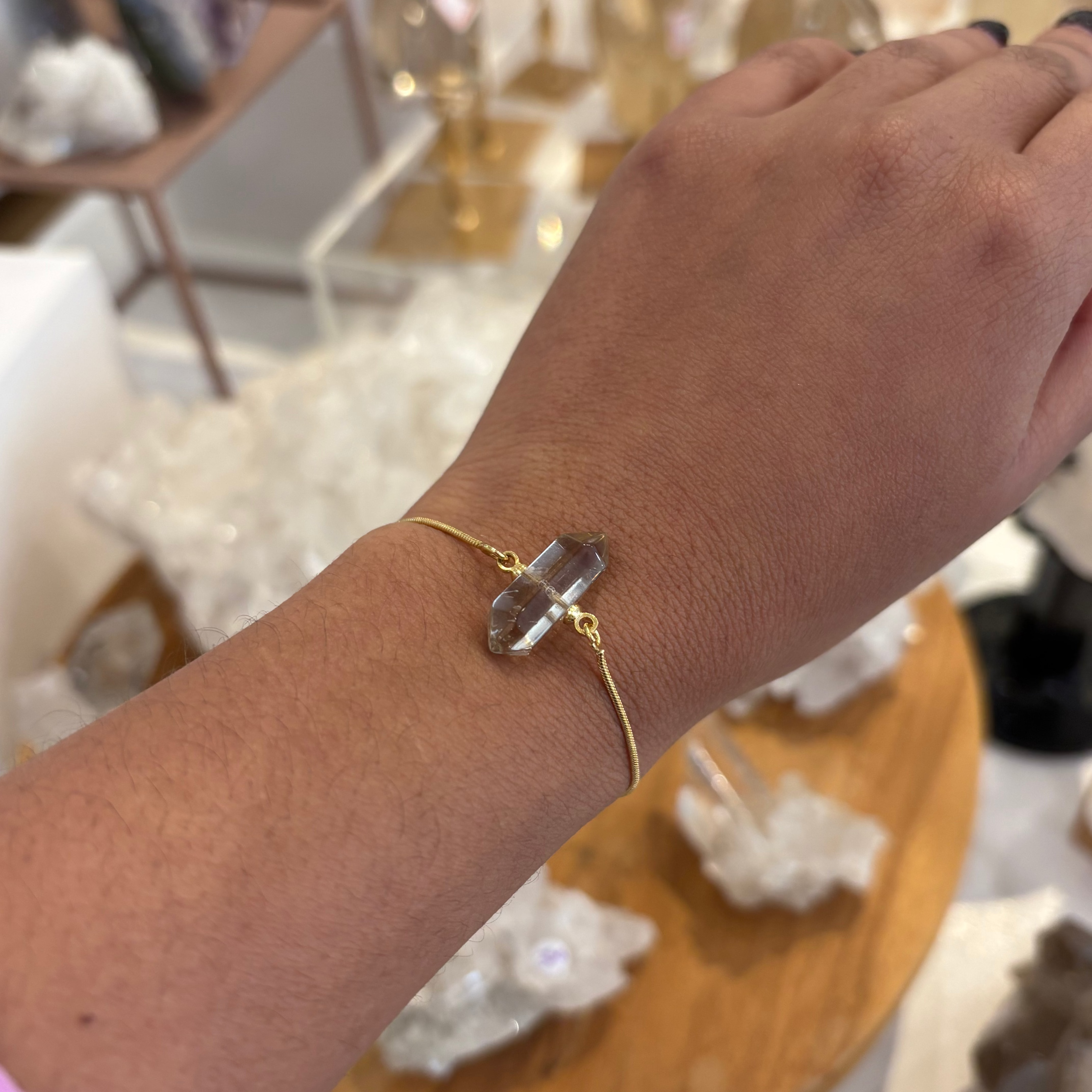 smoky quartz bracelet