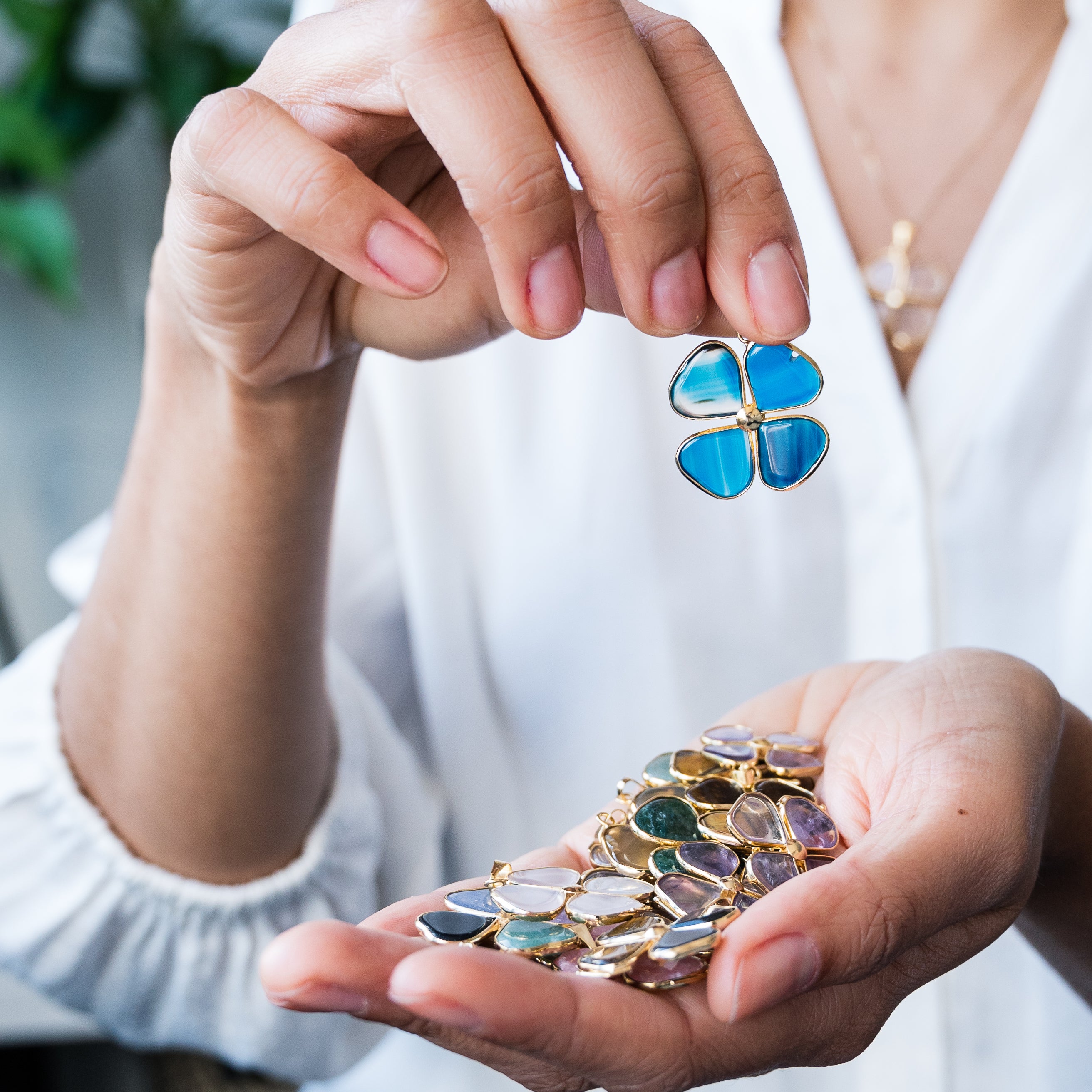 4 Leaves Clover Pendants - Gold Plated