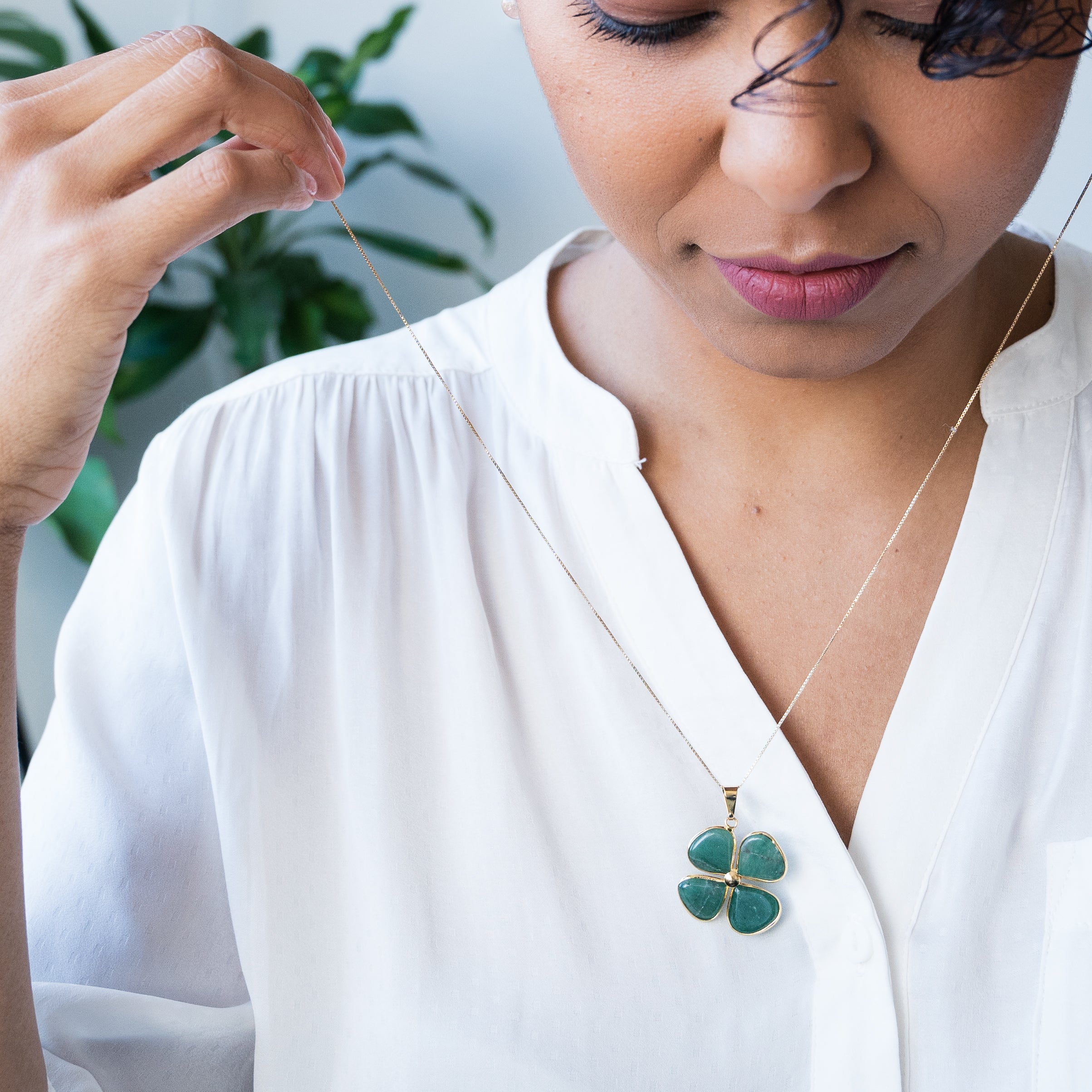 4 Leaves Clover Pendants - Gold Plated