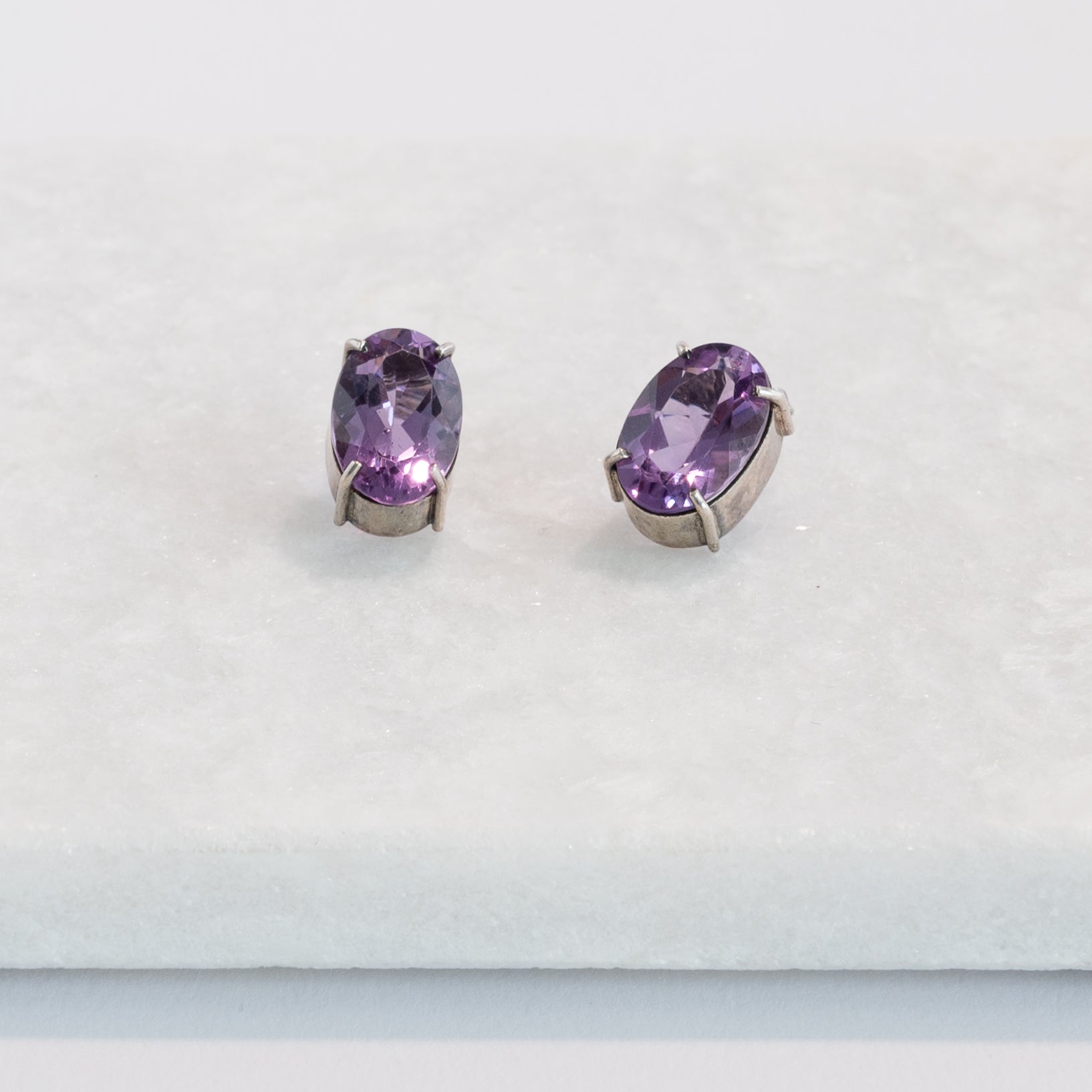 Amethyst earrings