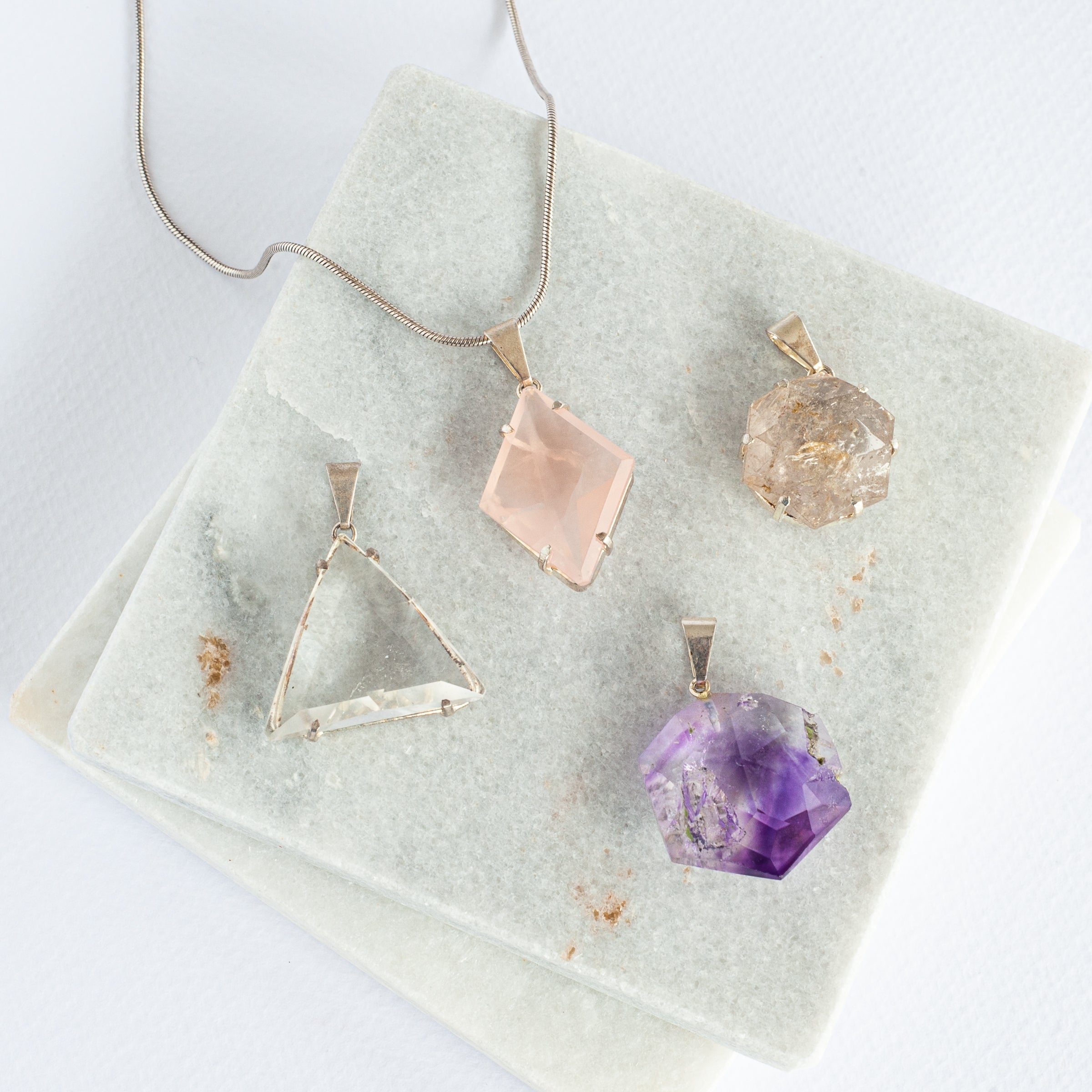 Pendants Sacred Shapes - Silver Plated