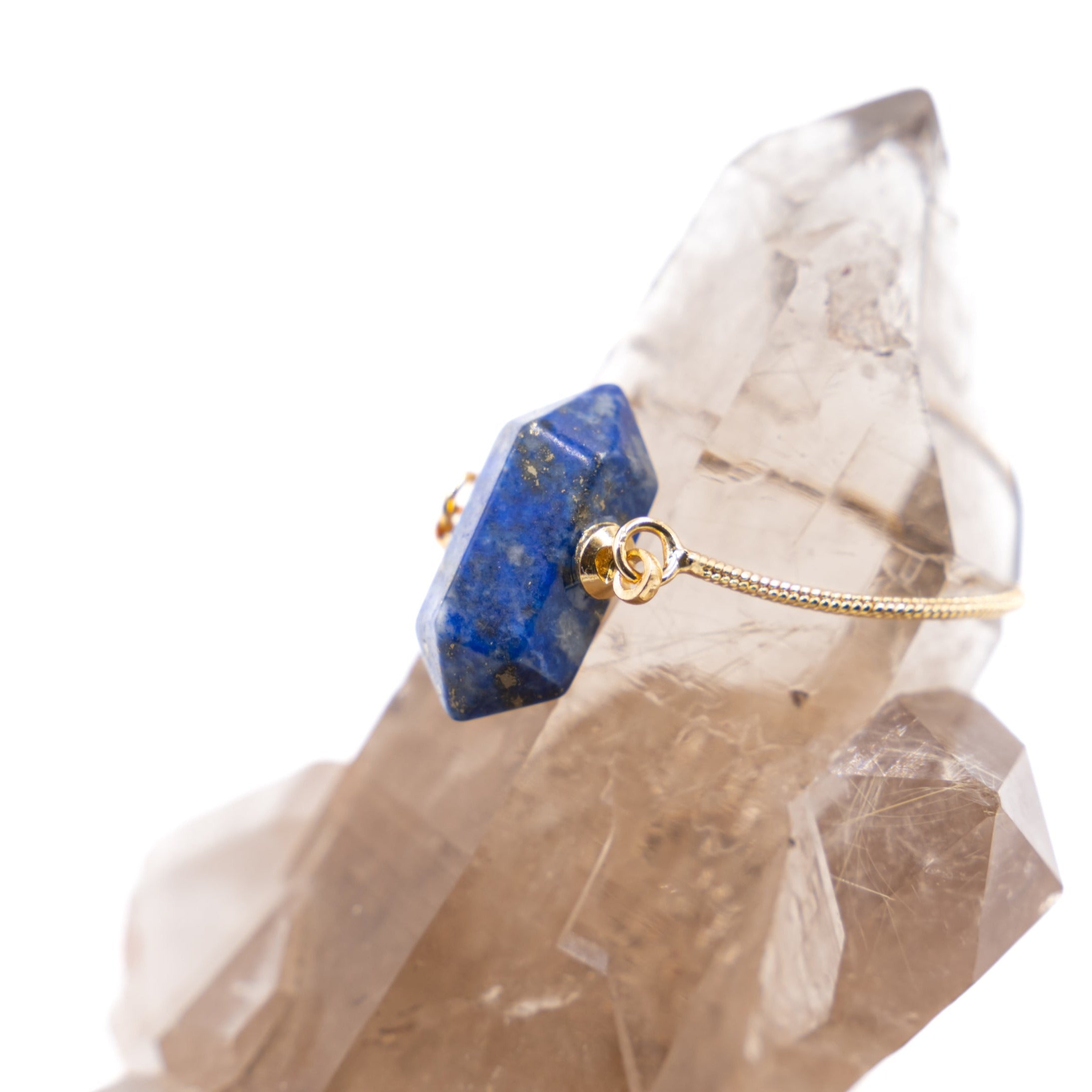 adjustable Two Points Bracelet lapis lazuli