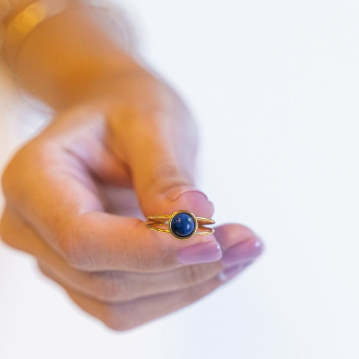 Lapis Lazuli - Ring - Solid 18k Gold