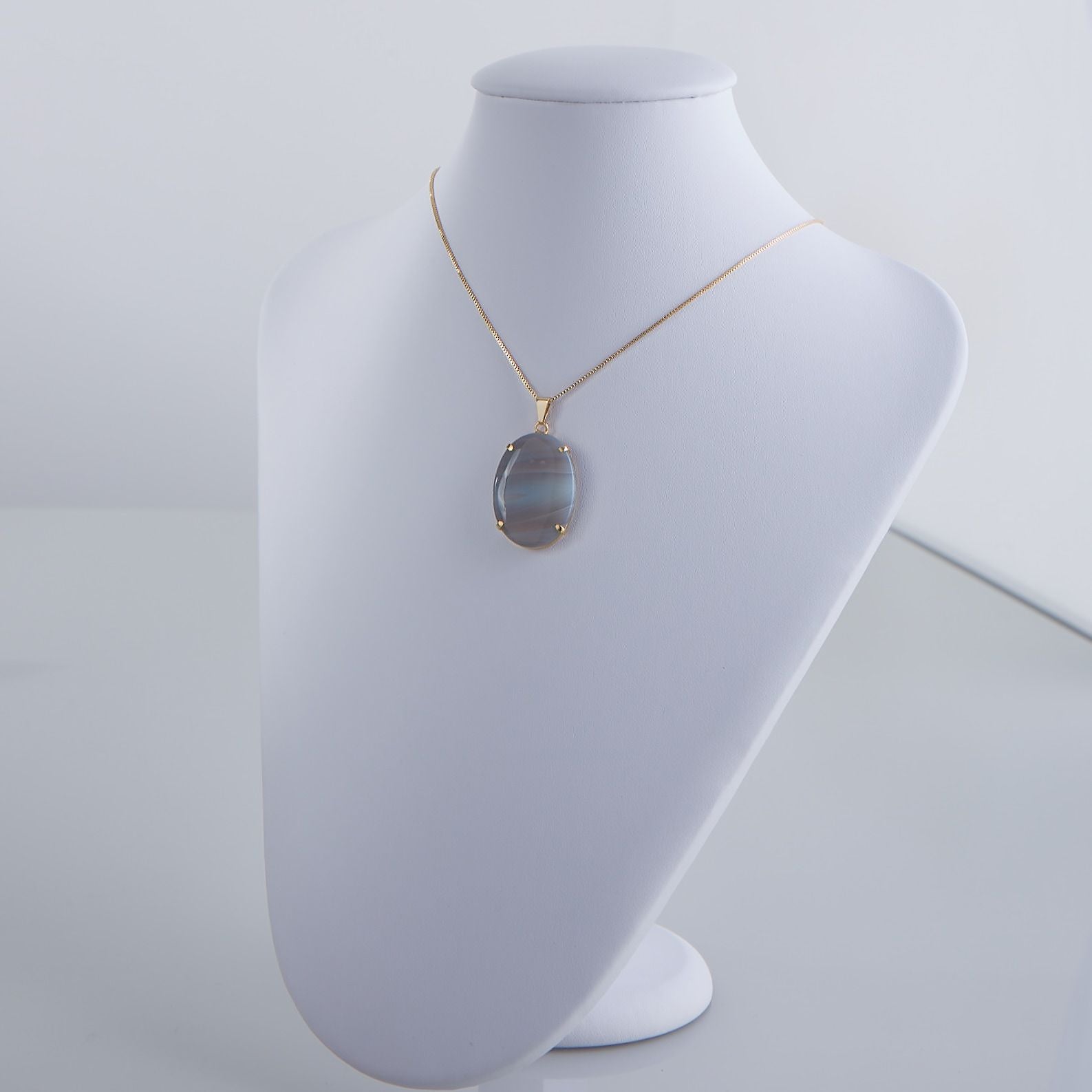 Blue Agate Necklaces - Calmness