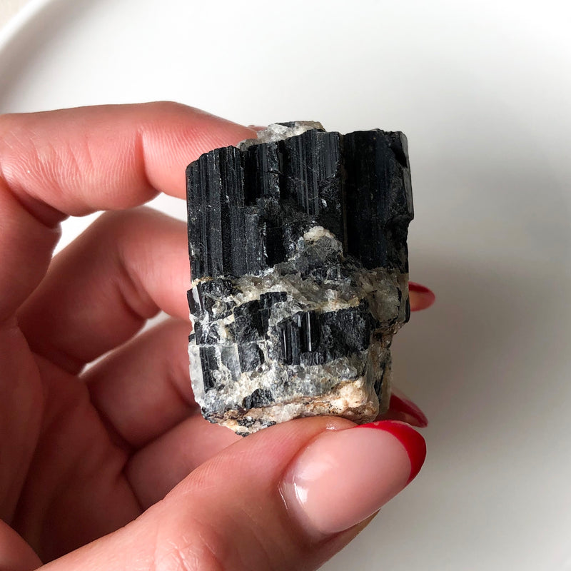 Black Tourmaline Specimen - Crystal