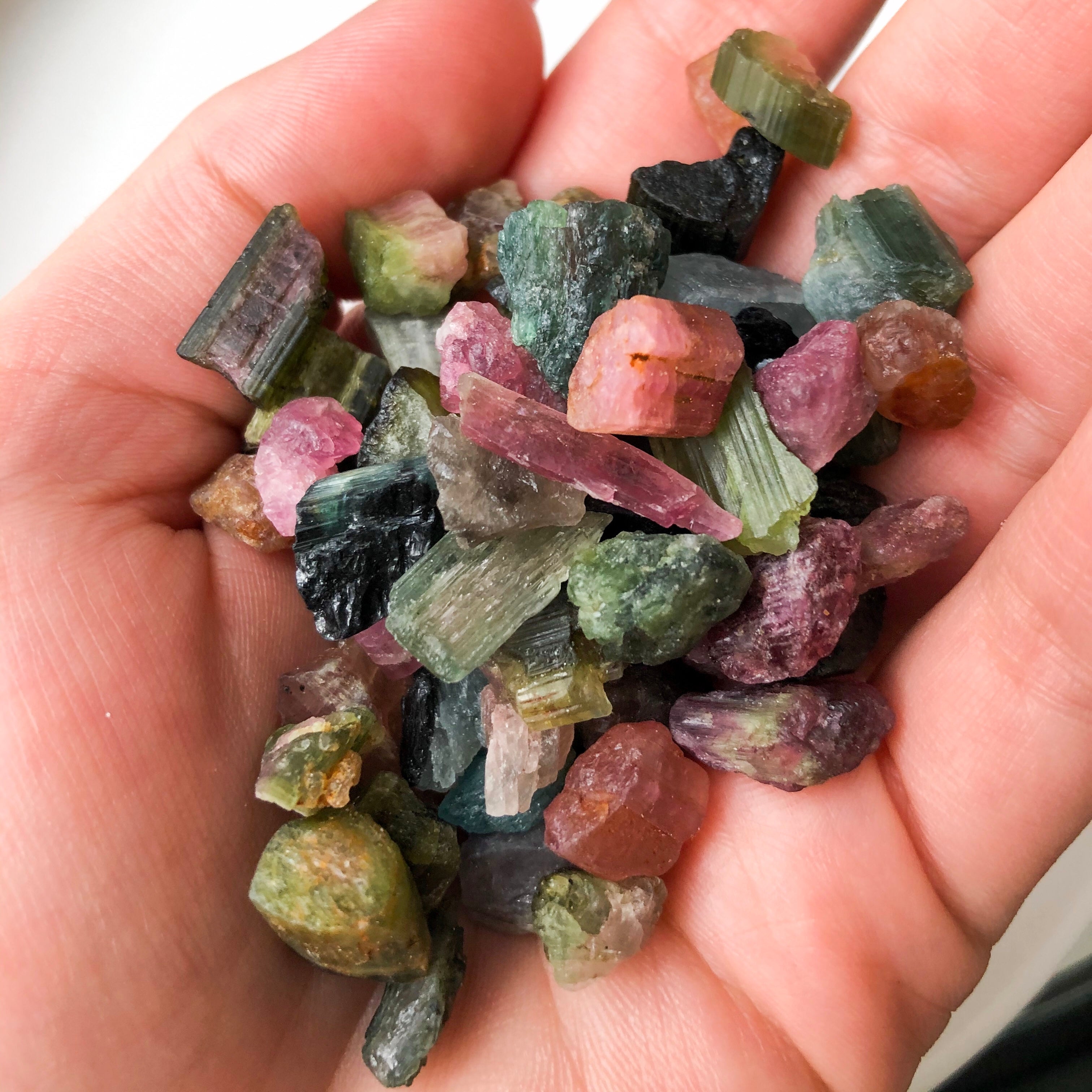 Watermelon Tourmaline - Mini Crystal Bundles