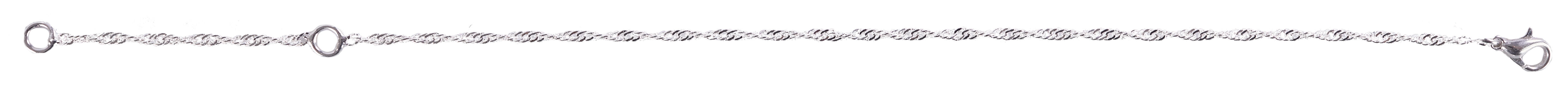 Bracelet Singapore Chain Silver plated