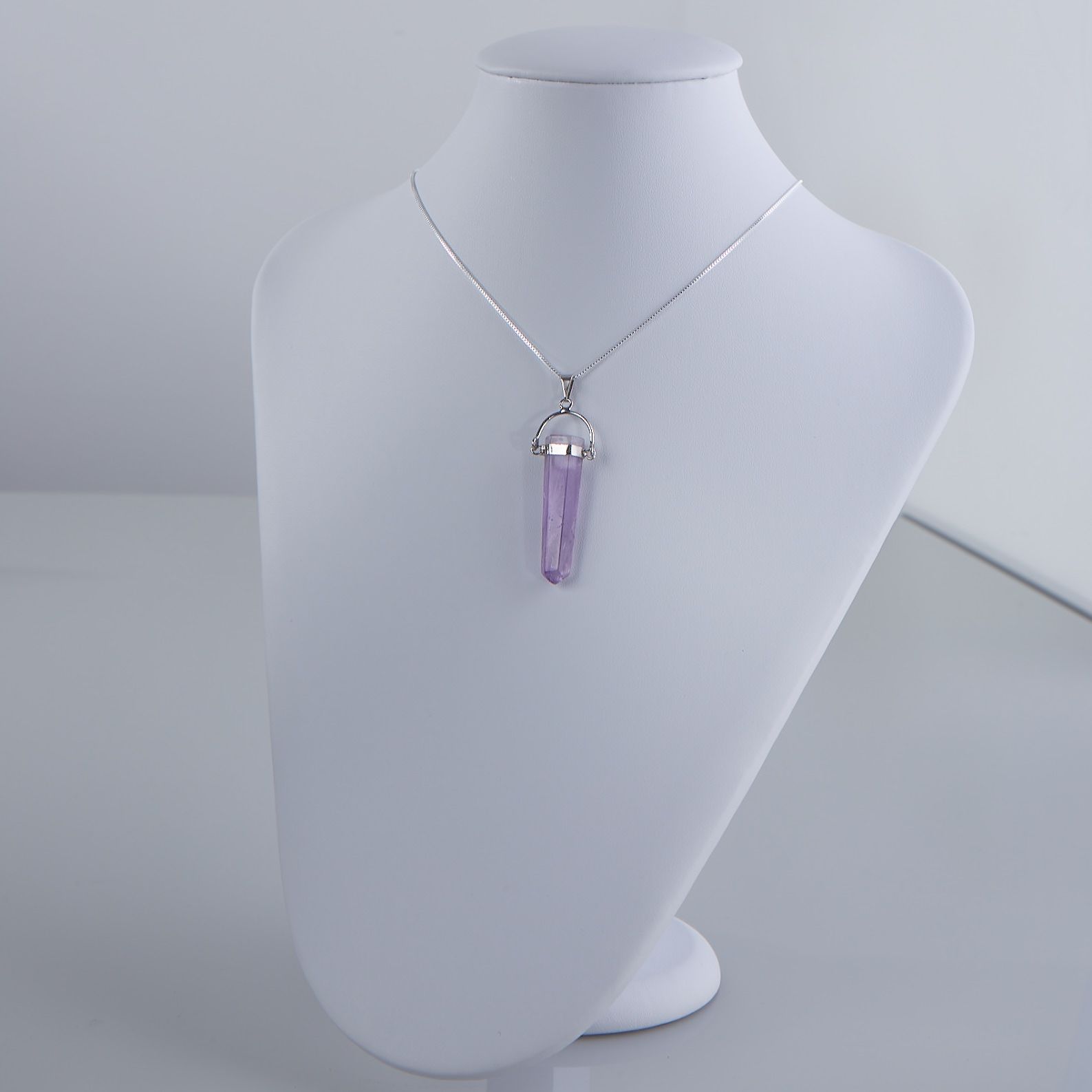 The Master Personal Diffuser Pendant - Silver & Several Stones
