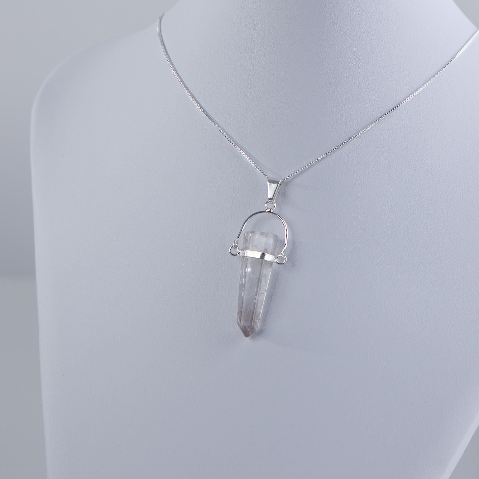 The Master Personal Diffuser Pendant - Silver & Several Stones