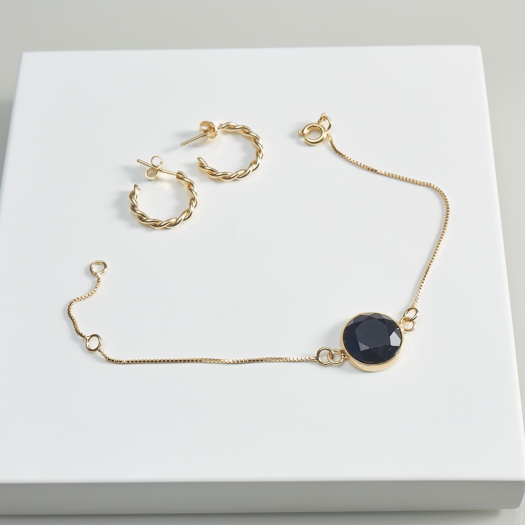 Spherical Twisted Hoop Earrings