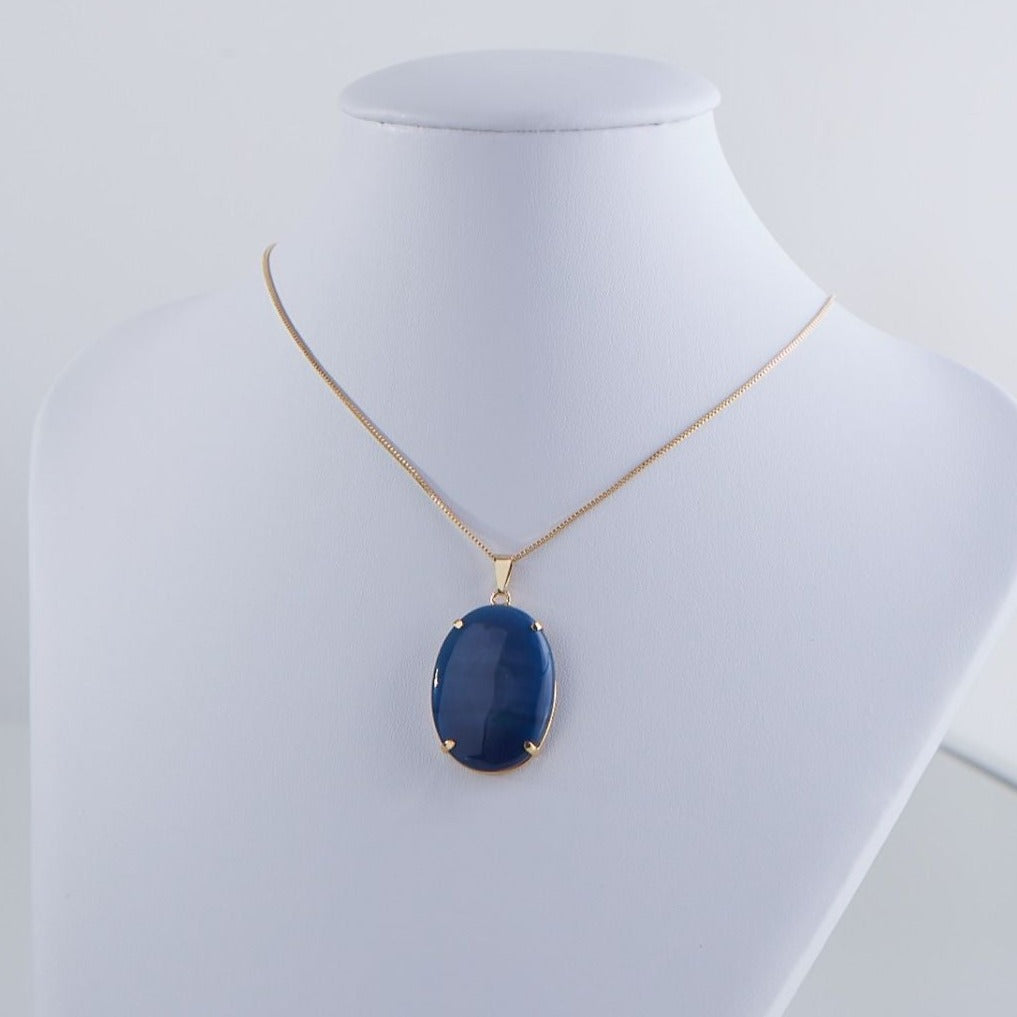 Blue Agate Necklaces - Calmness