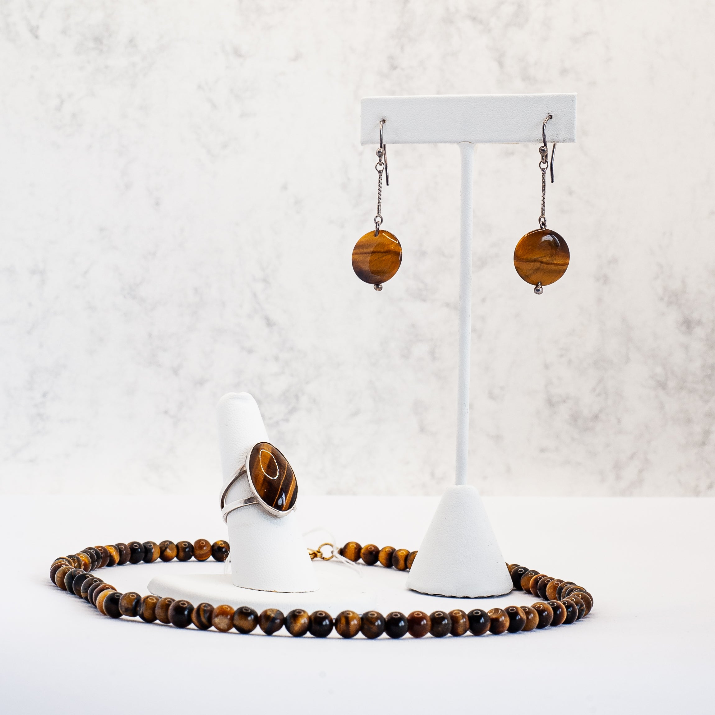 Tiger Eye Set - Silver 925