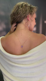 Scapular Necklace - Stones in the front & back loop