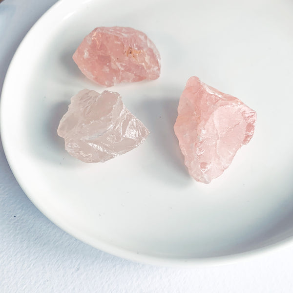 Rose Quartz - Rough Stones - Crystals