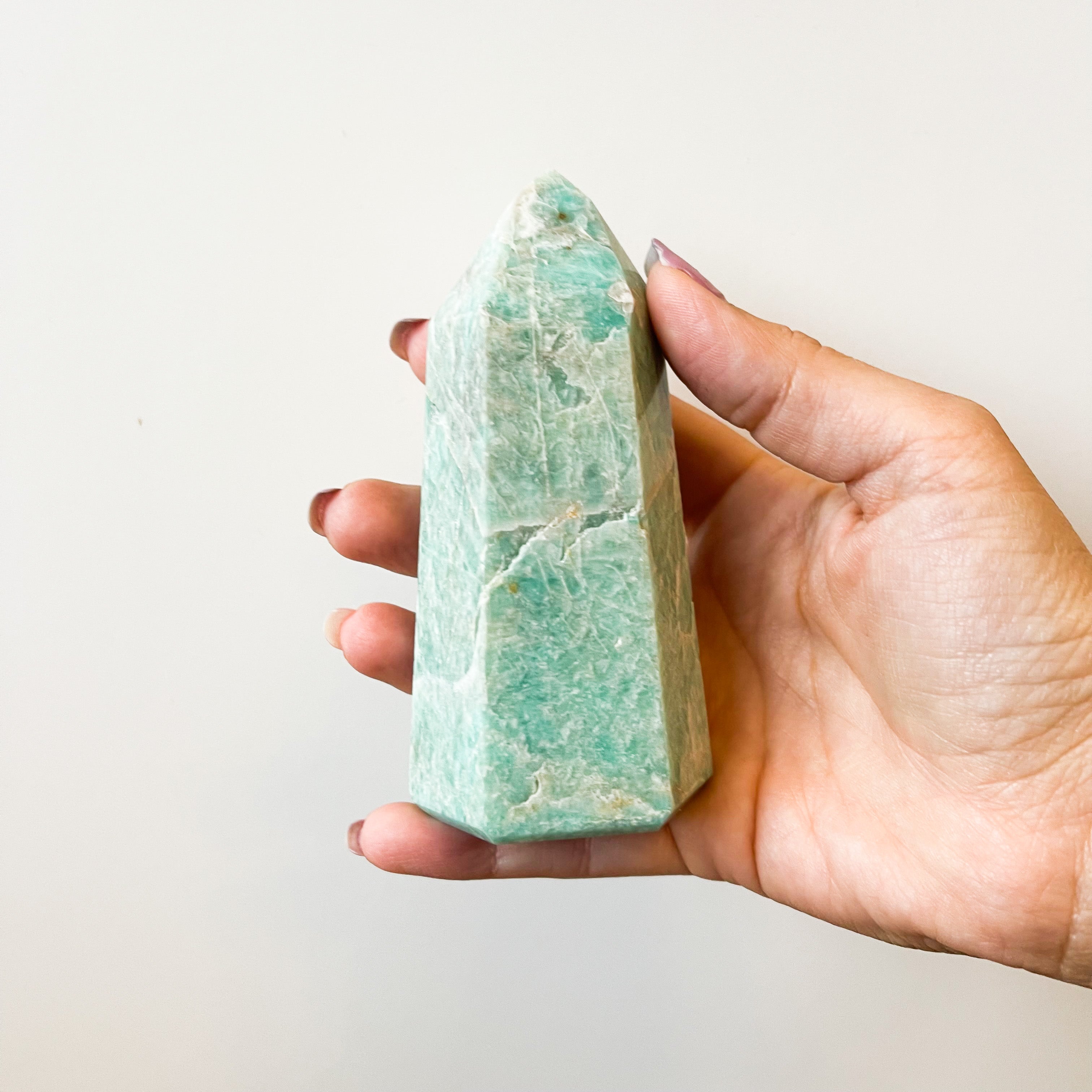 Amazonite Point Stone - Crystal