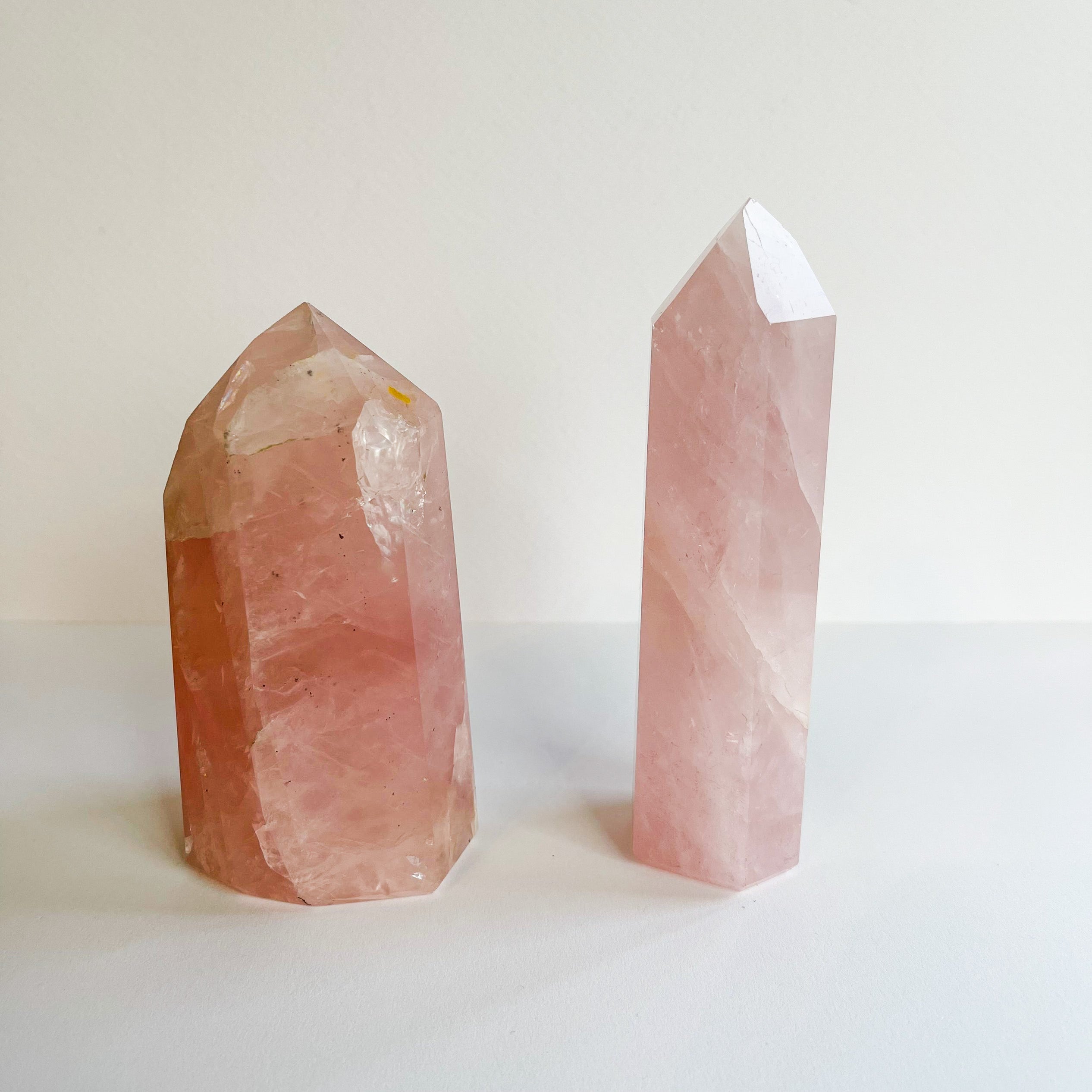 Rose Quartz Point - Crystals