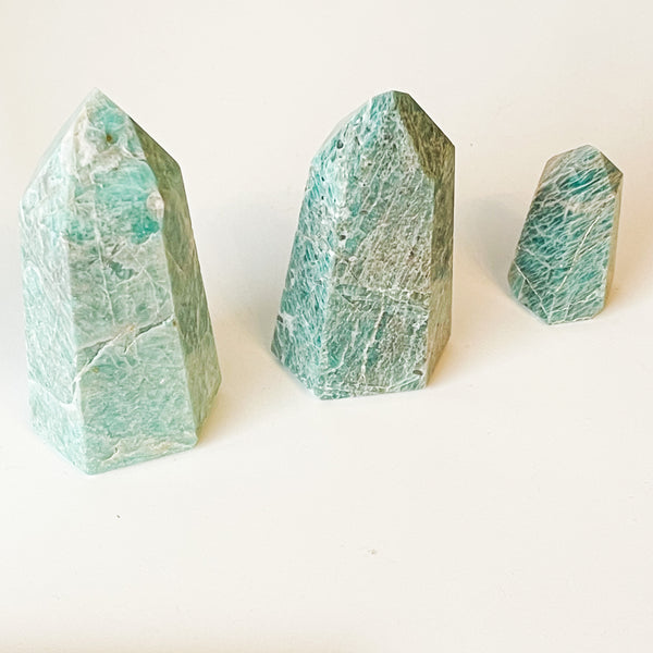Amazonite Point Stone - Crystal