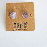 Raw Stones Earrings - Several Stones Available