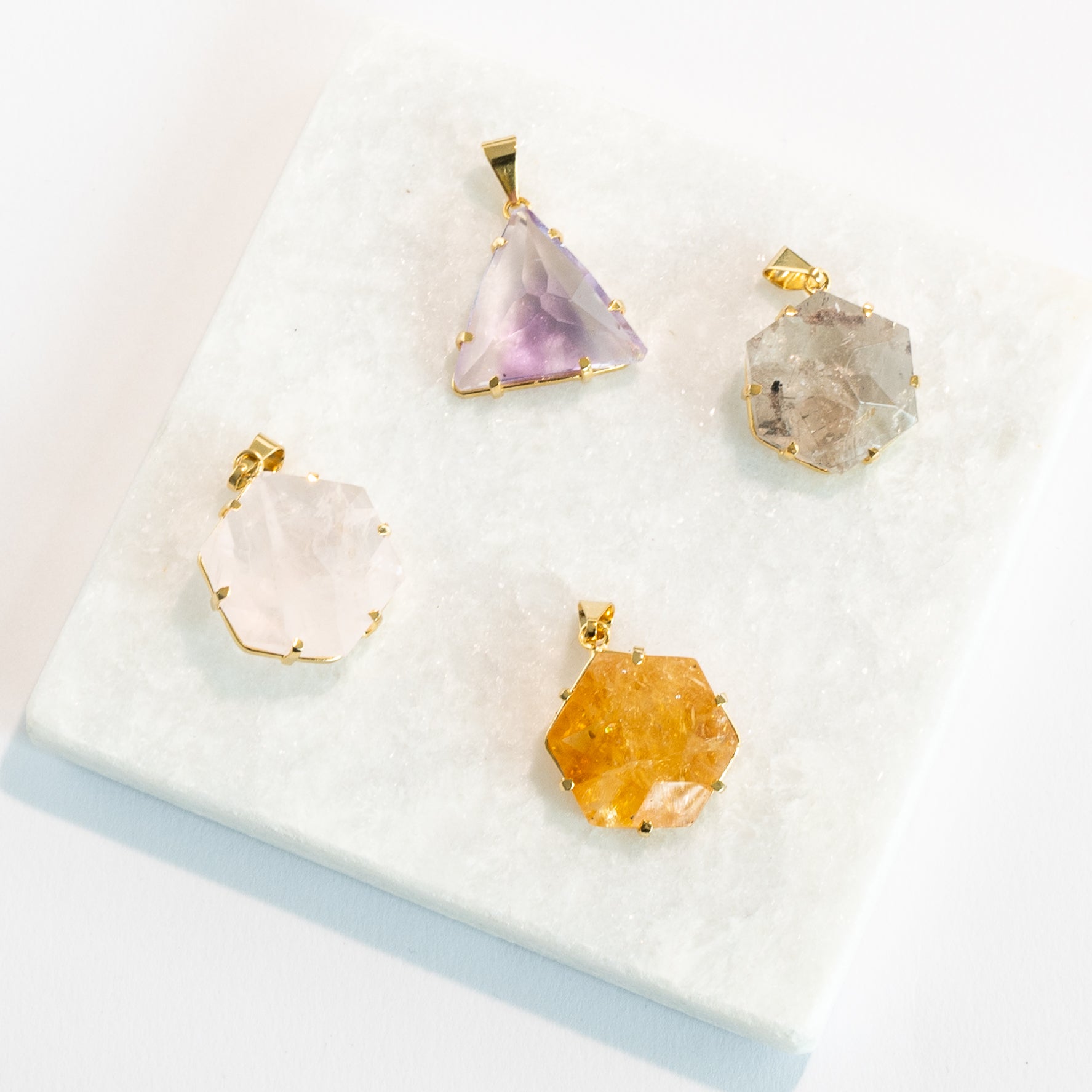 Sacred Shapes Pendants - Gold Plated