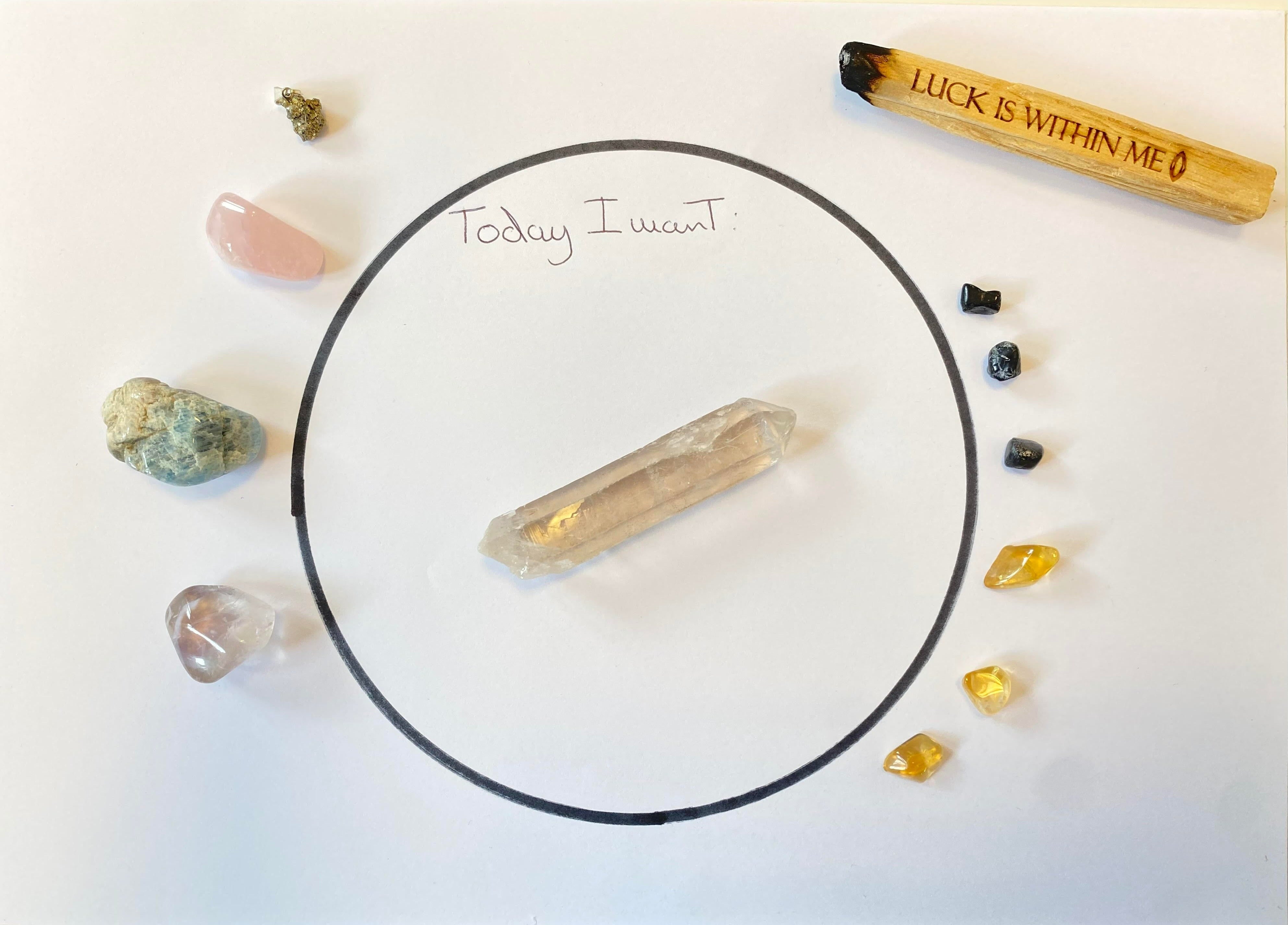 Manifestation Crystals Ritual | Byart Crystals