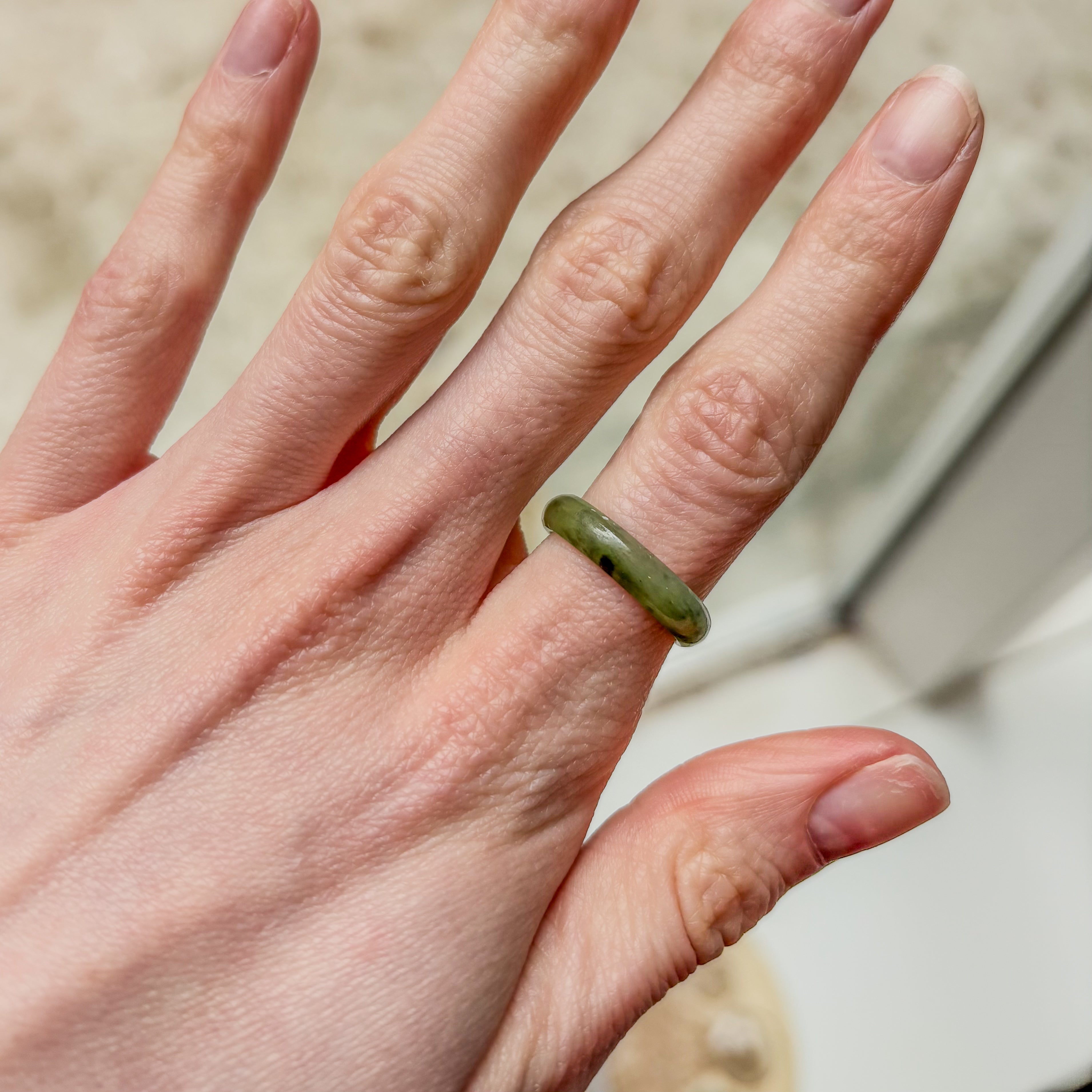 Solid Jade Ring