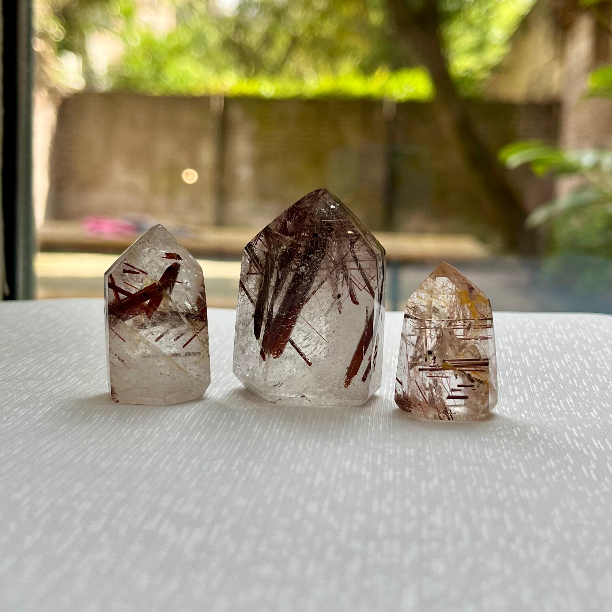 Rutilated Quartz Point - Crystal