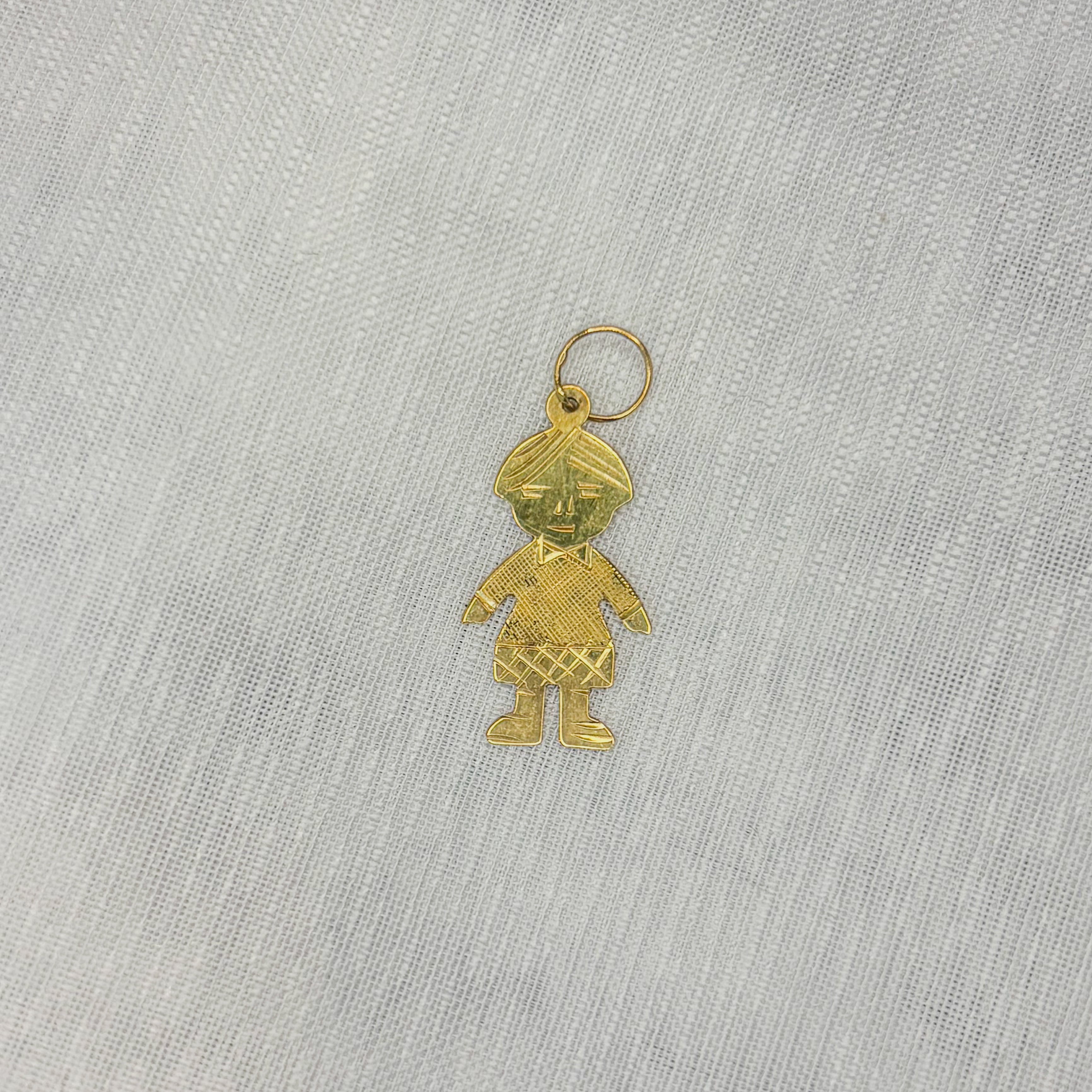 Big Boy Pendant - 18k Solid Gold
