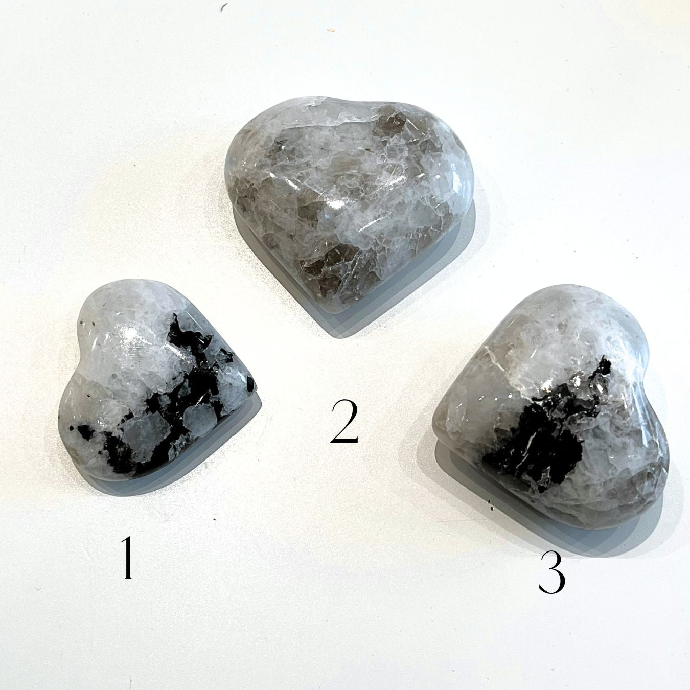 Moonstone - Hearts - Crystal