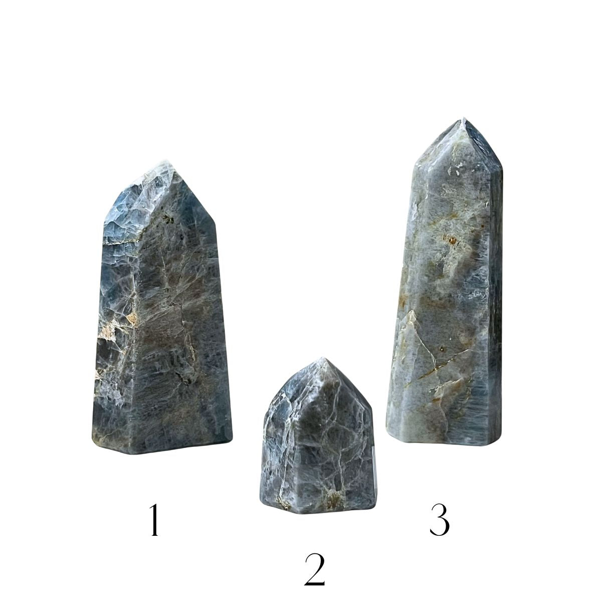 Aquamarine Crystal Points - Various Sizes