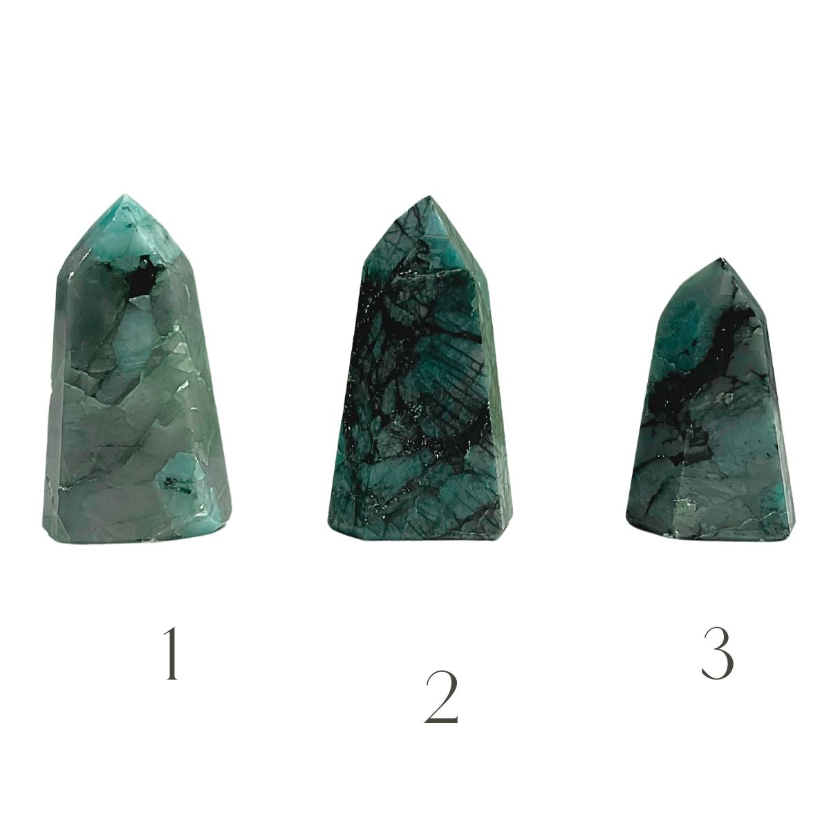 Emerald Crystal Points