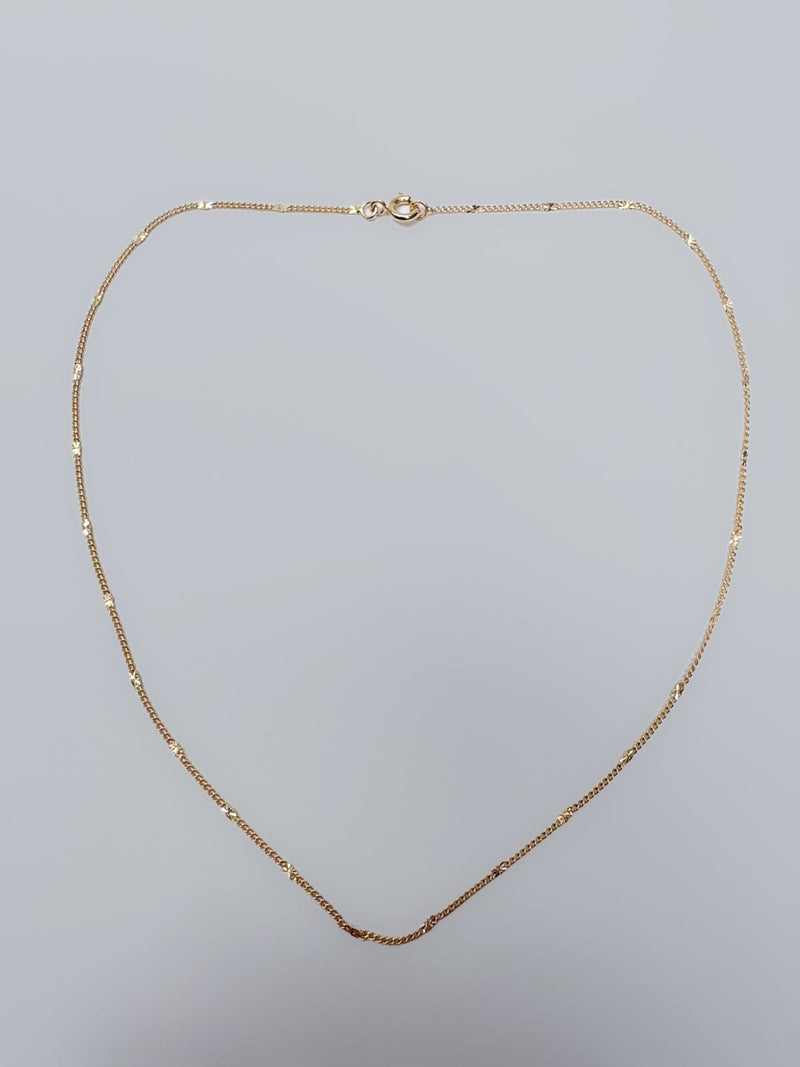 Shimmer Chain - Necklace - Gold Plated