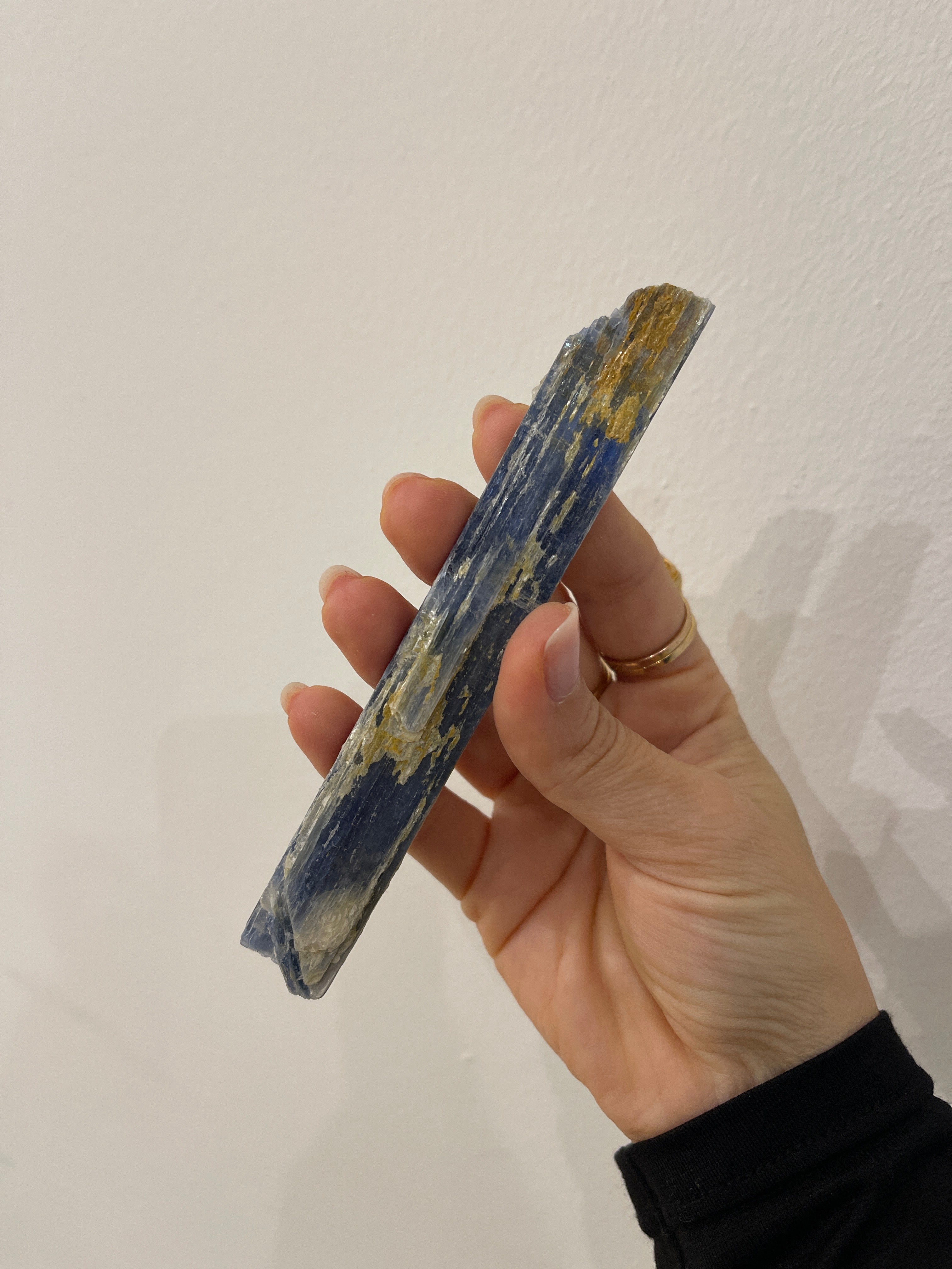 Rough Blue Kyanite and Pyrite (sold separatly)