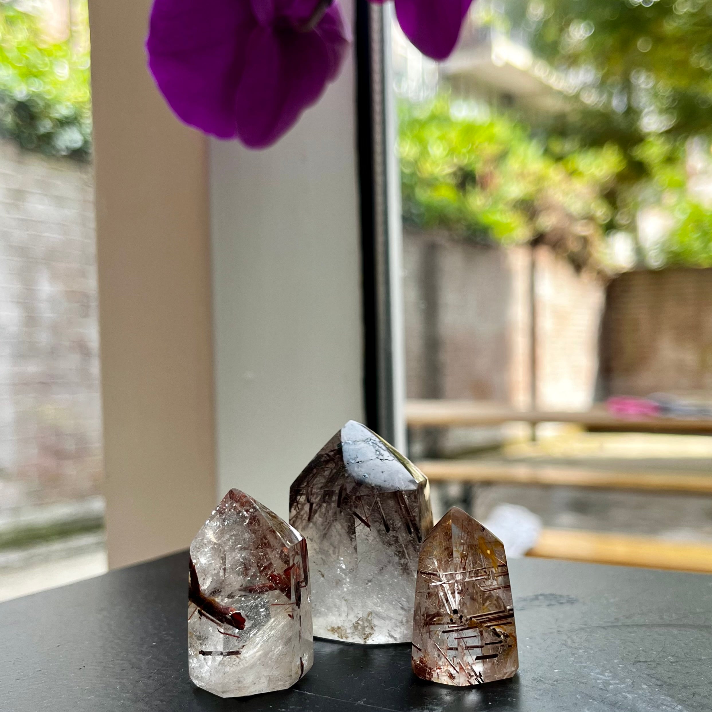 Rutilated Quartz Point - Crystal