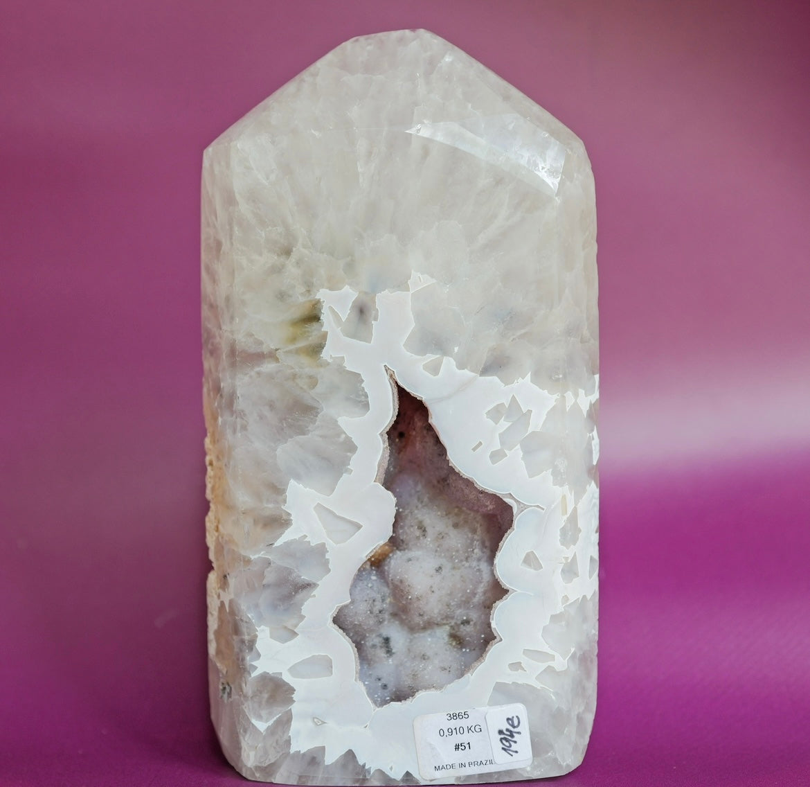 Large Tinted Druzy Agate - Crystal