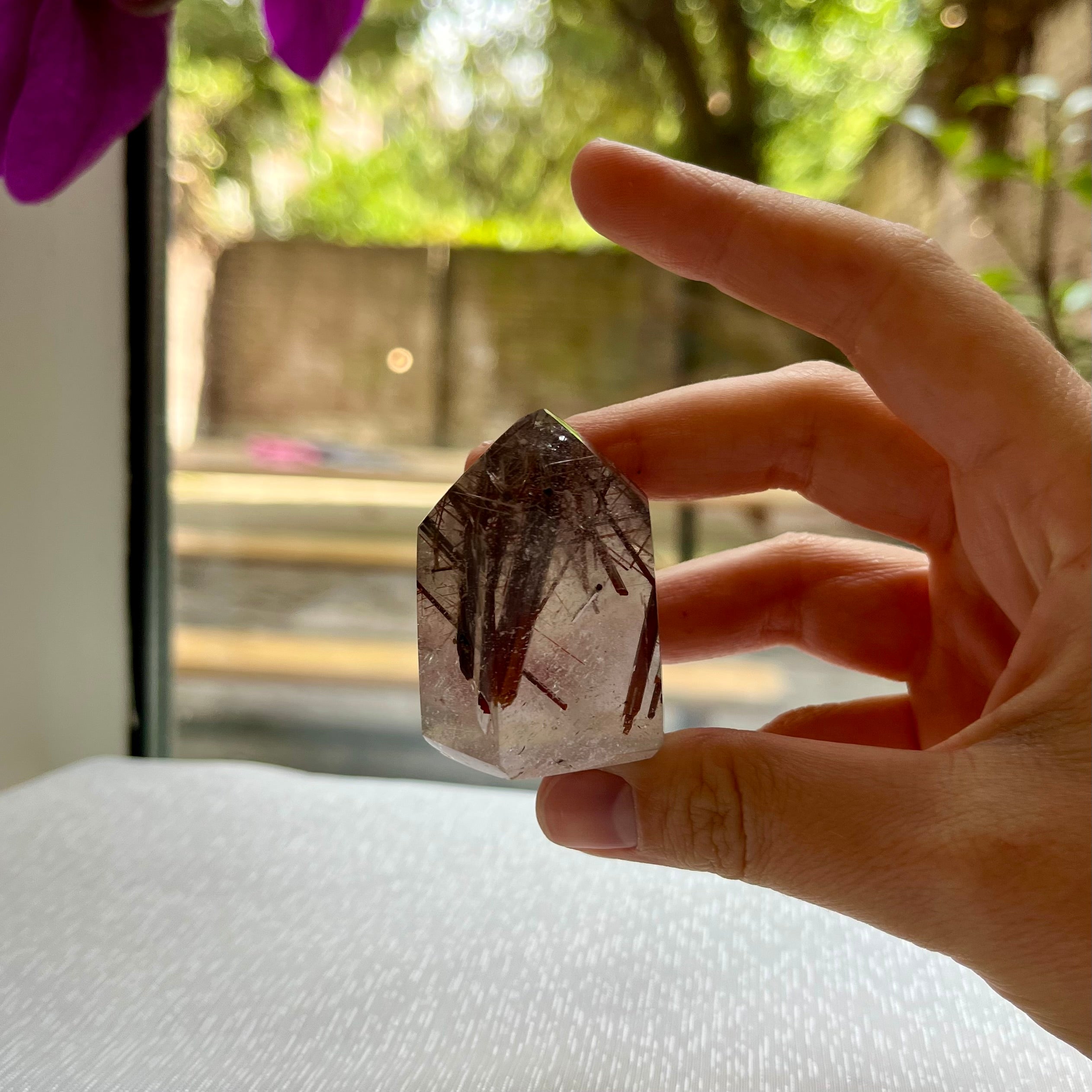 Rutilated Quartz Point - Crystal