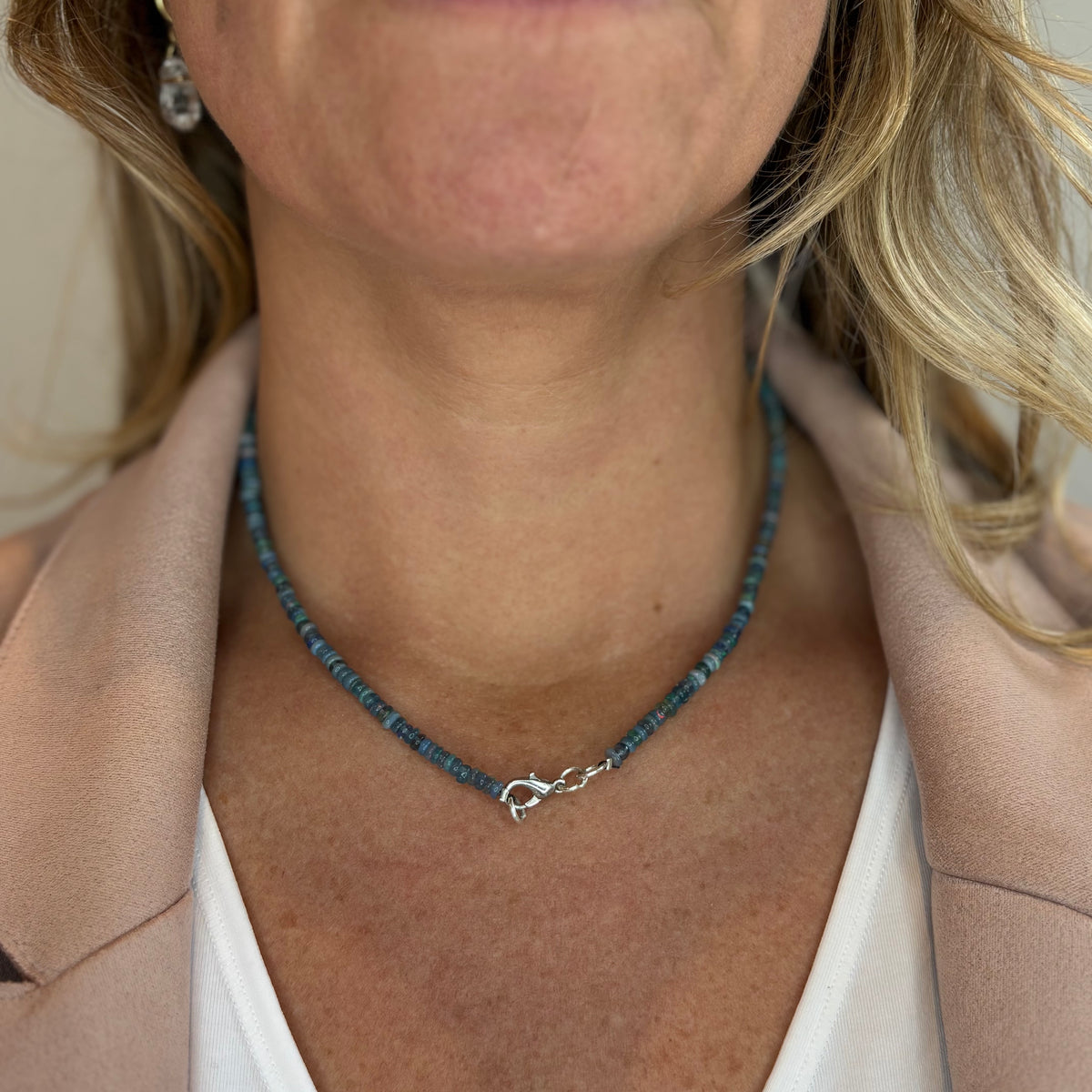 Black Opal Beaded Necklace Limited Edition