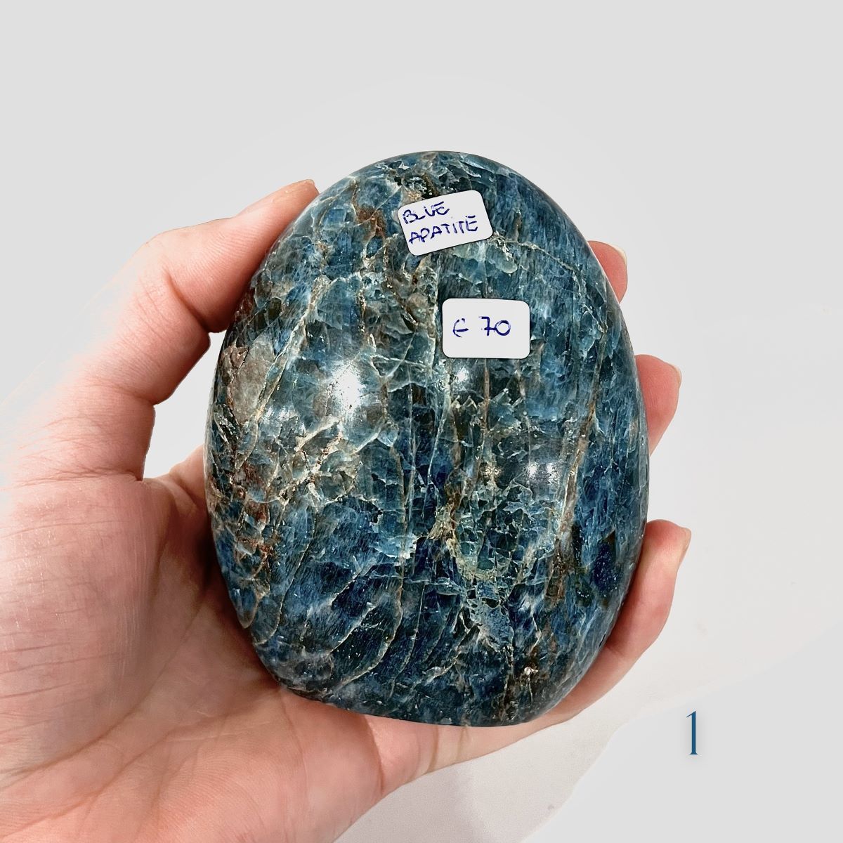 Blue Apatite - Fae of Becoming - Polished Crystals