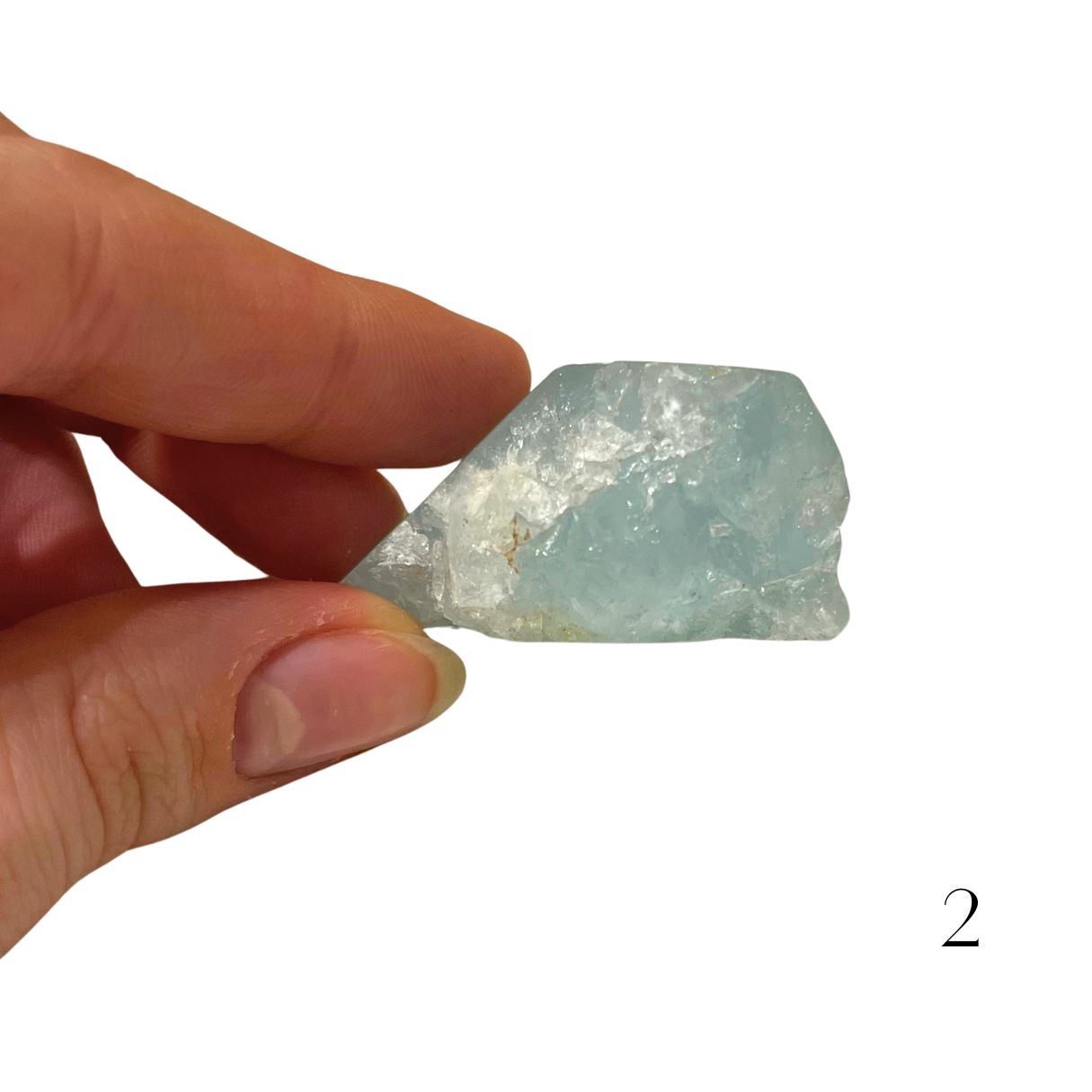 Aquamarine - Semi-Polished - Crystal