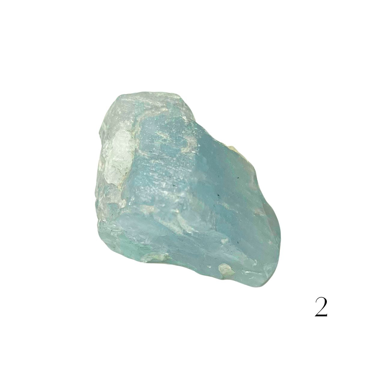 Aquamarine - Semi-Polished - Crystal