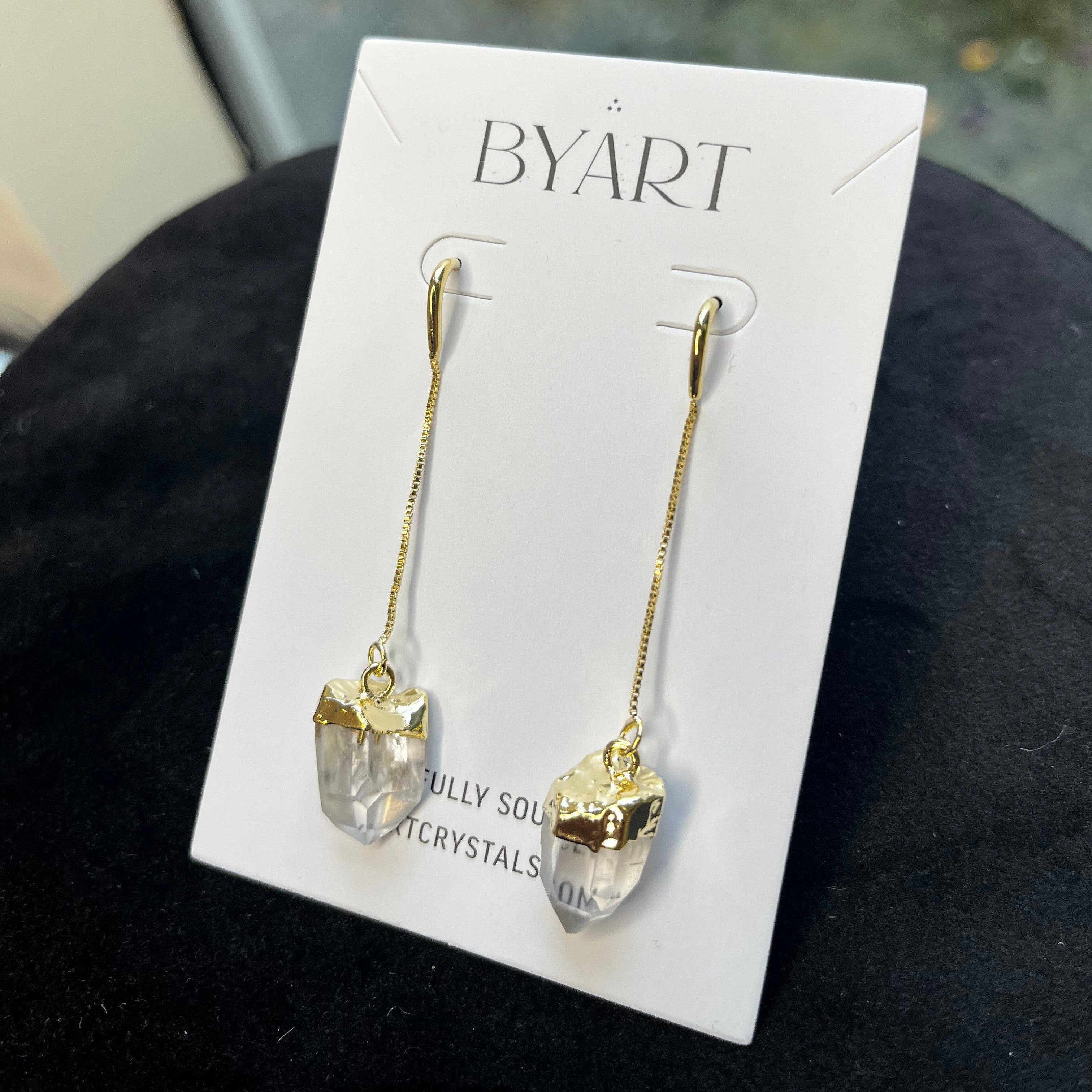 Clear Quartz Earrings