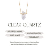 Raw Clear Quartz Necklace